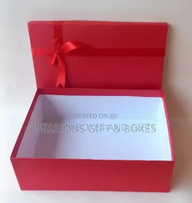 Red Open Cover /Removable Cover Boxes