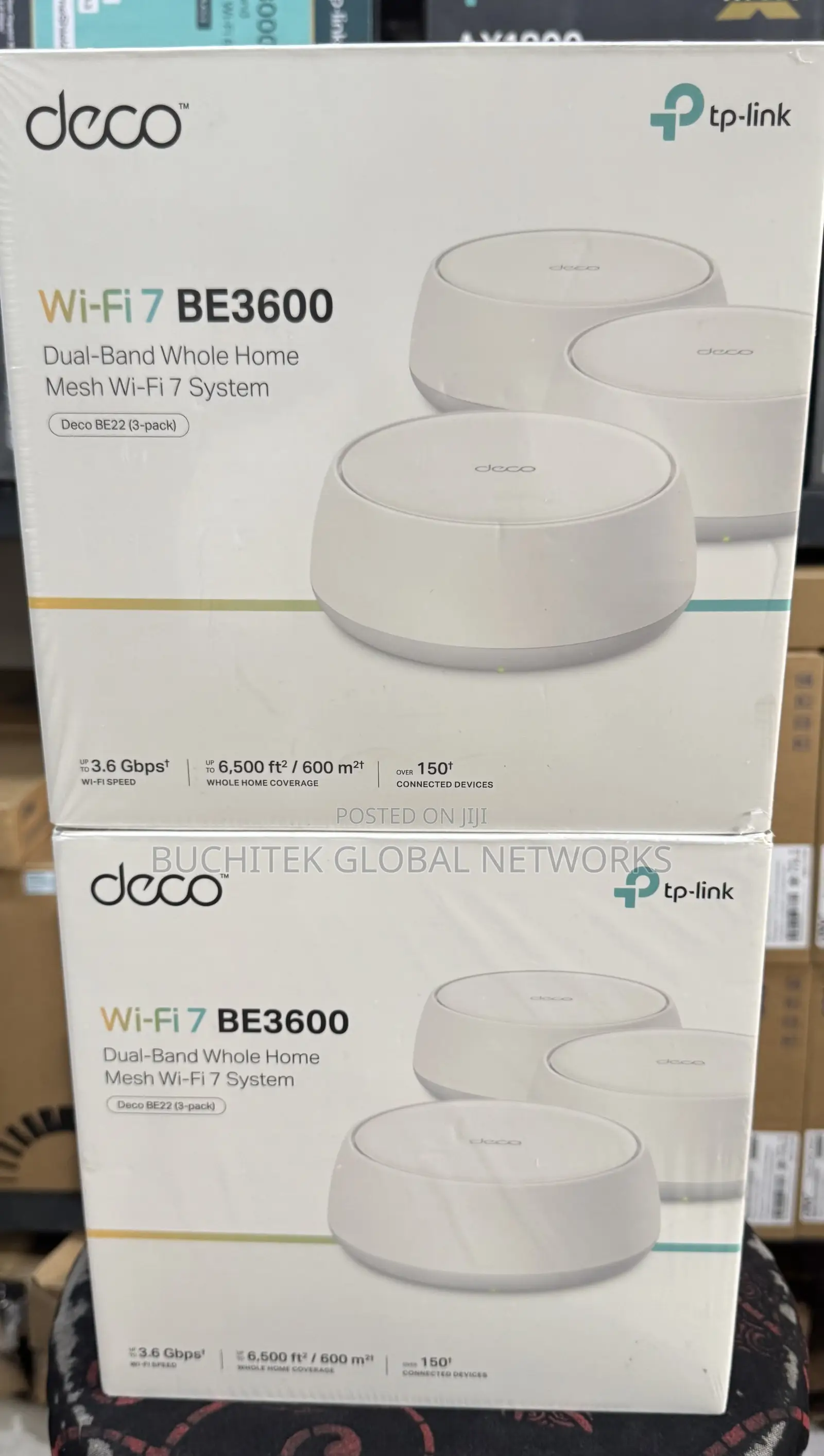 TP-Link Deco Be22/Be3600 Wi-Fi 7 Dual-Band Whole Mesh (3-Packs)
