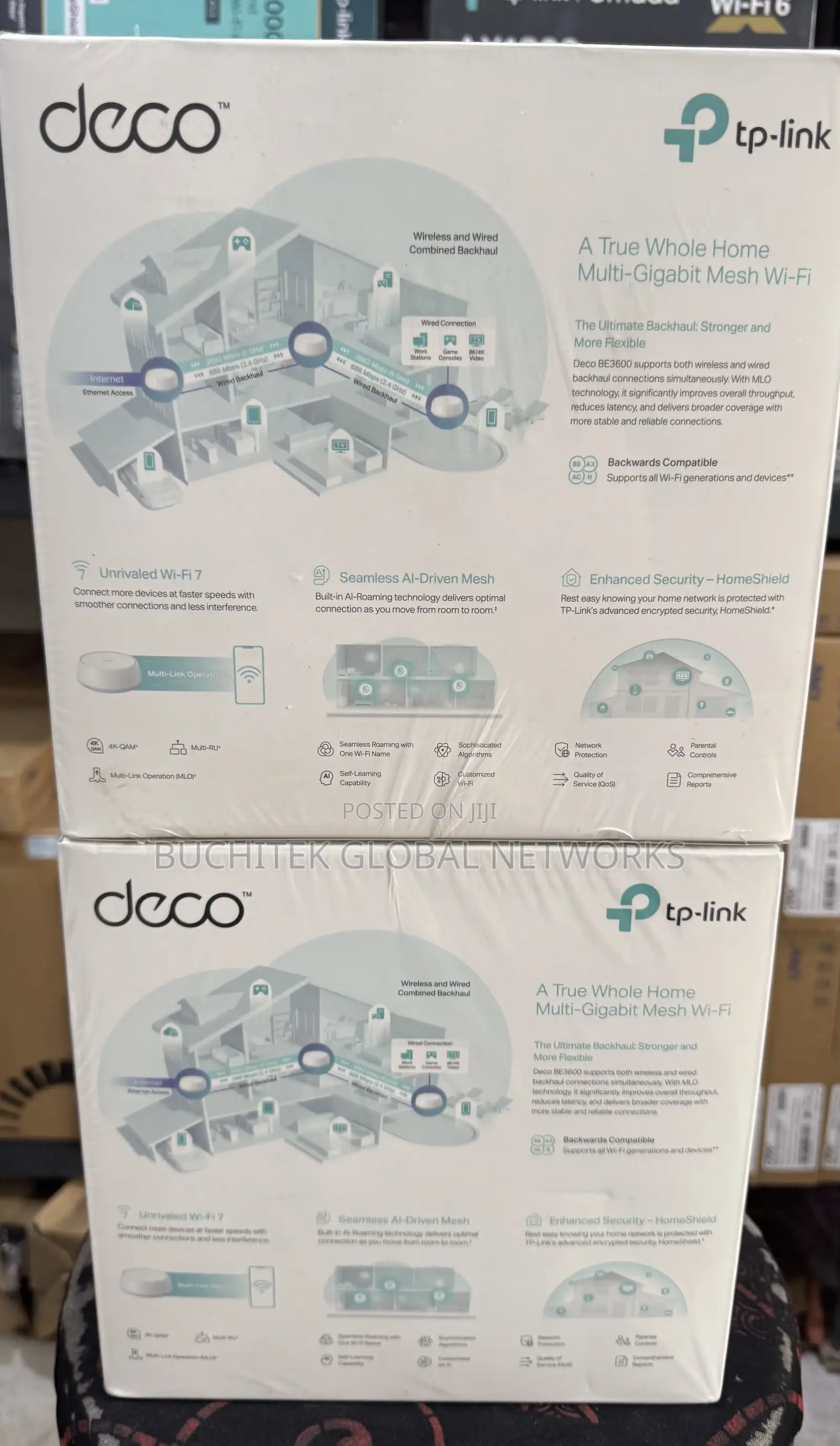 TP-Link Deco Be22/Be3600 Wi-Fi 7 Dual-Band Whole Mesh (3-Packs)