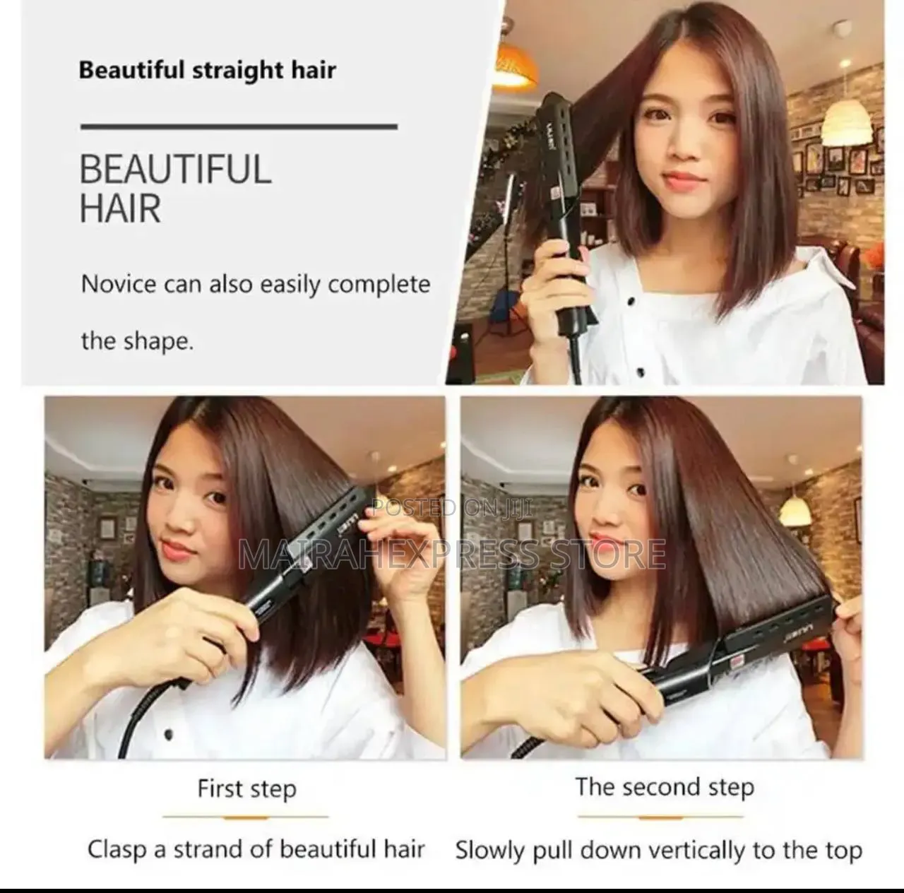 Pure Gold Professional (45w) Iron Ceramic Wet Dry Hair Straightener