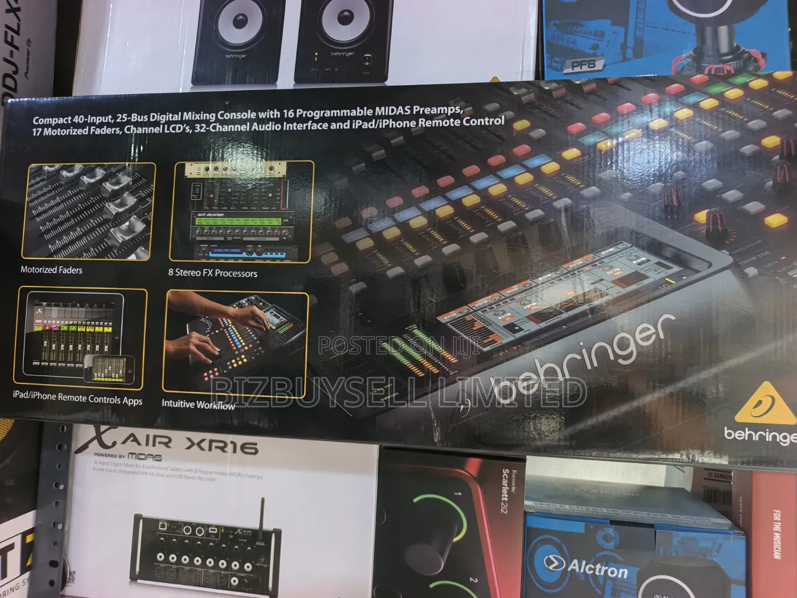 Behringer X32 Compact 40-Input, 25-Bus Digital Mixing Console.