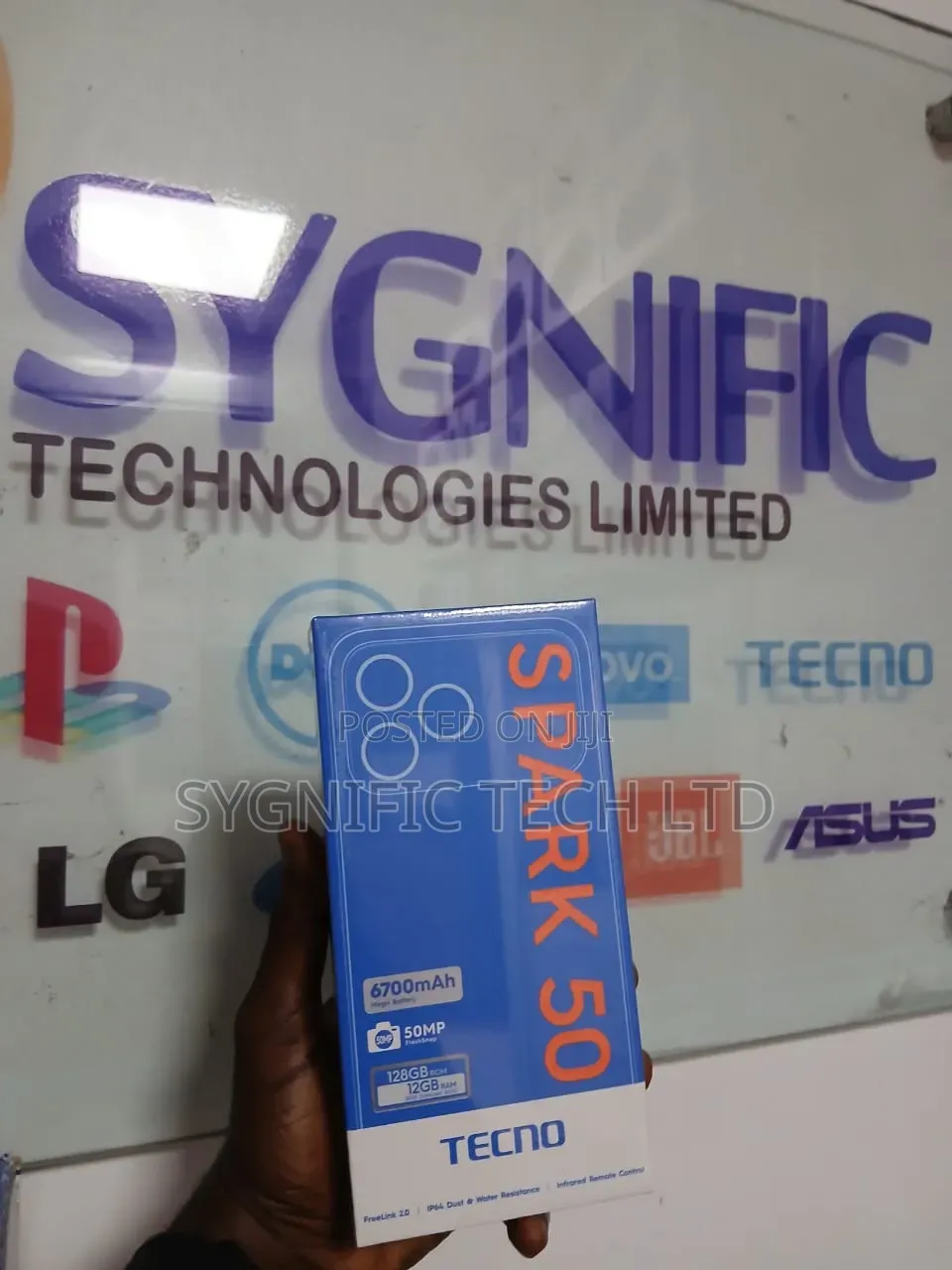 New Tecno Spark 50 128 GB Black