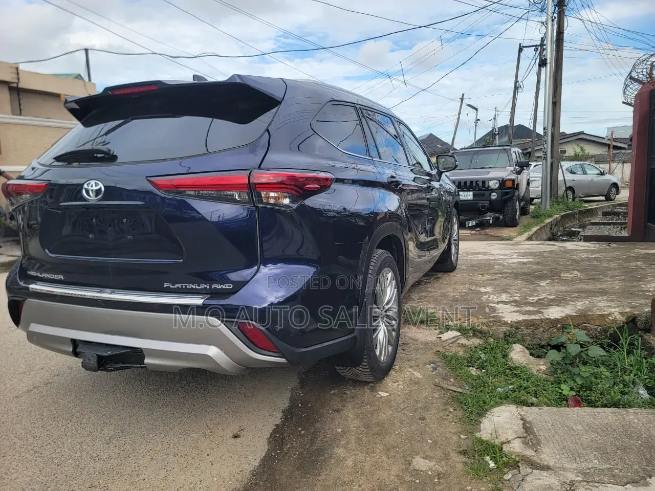 Toyota Highlander Platinum 2022 Blue