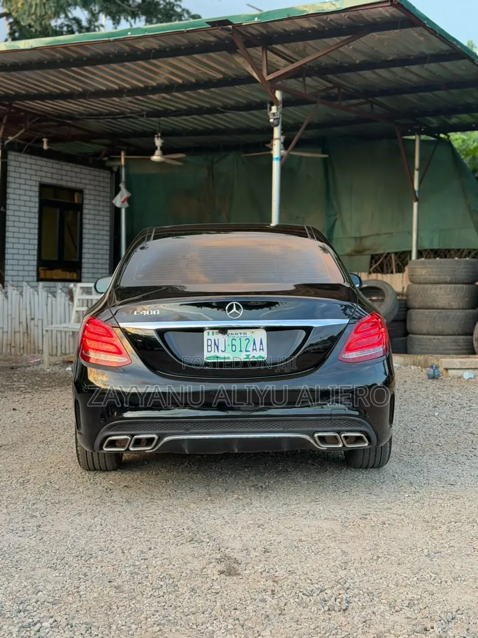 Mercedes-Benz C400 4Matic AWD Sedan (3.0L V6 7A) 2015 Black