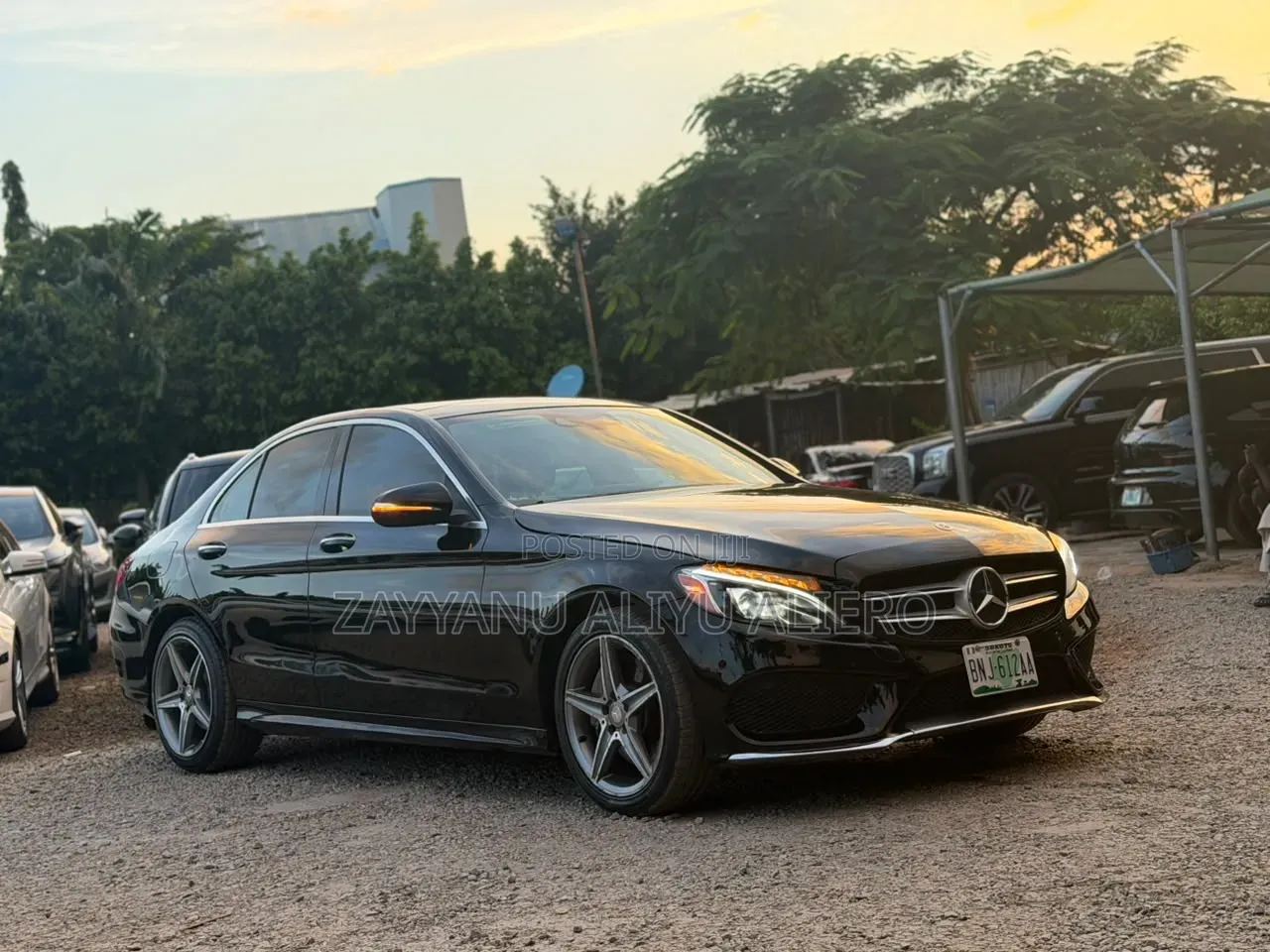 Mercedes-Benz C400 4Matic AWD Sedan (3.0L V6 7A) 2015 Black