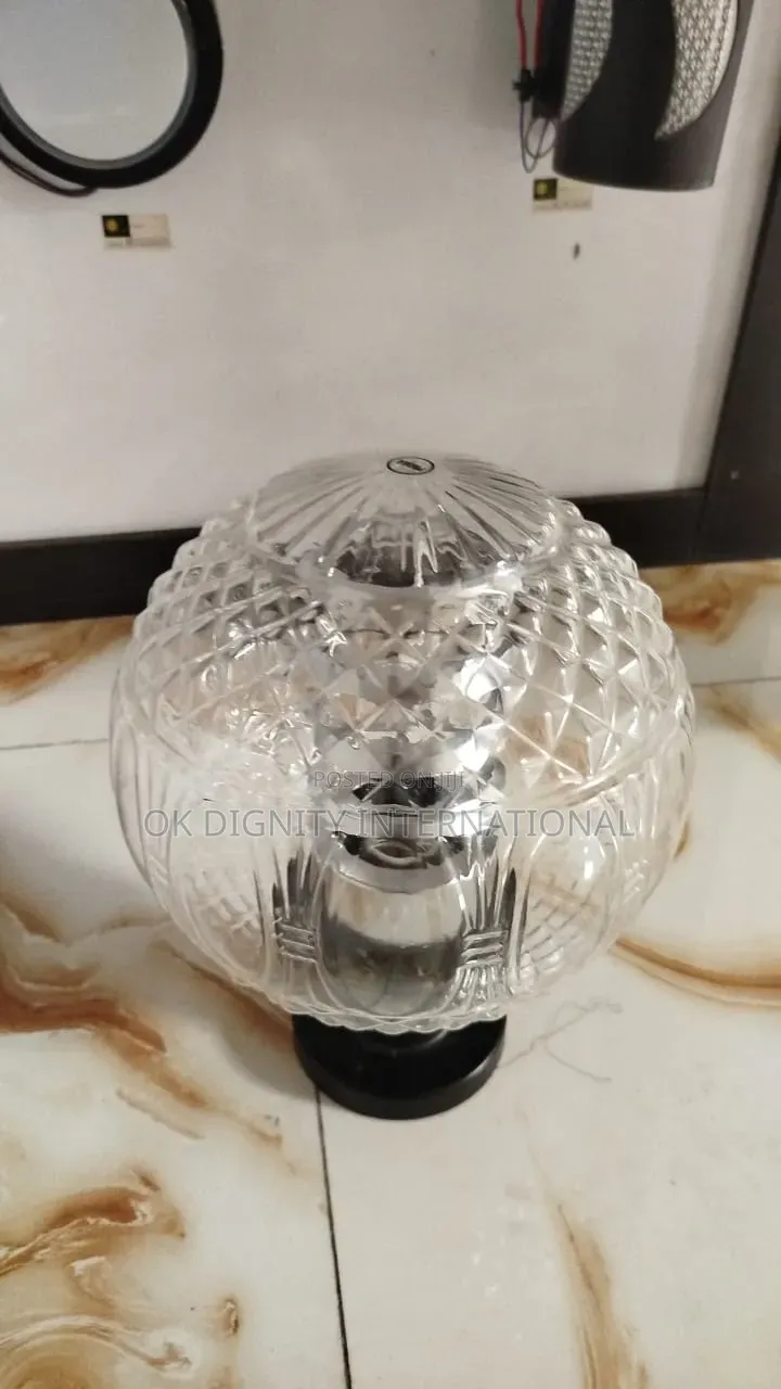 Luxury Crystal Outdoor Pillar / Gate Light