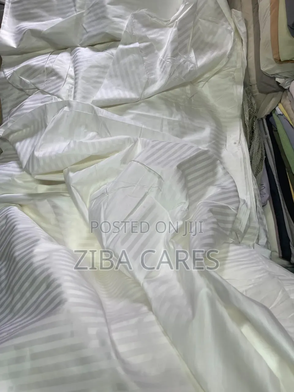 100% American Cotton Bold Stripes