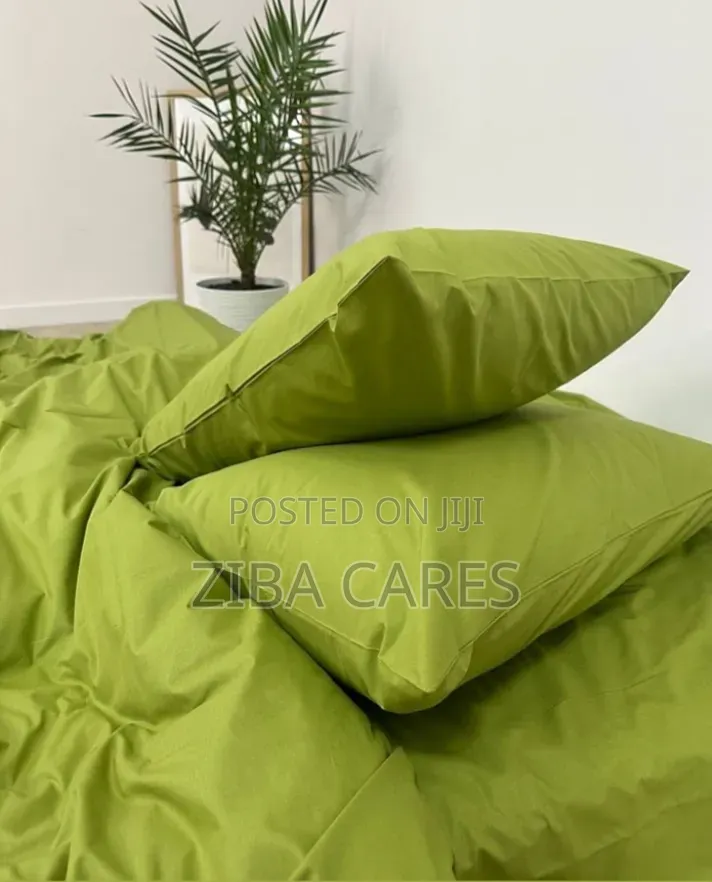 Soft Pure Cotton Lemon Duvet Set With Bedsheets and Pillowcase