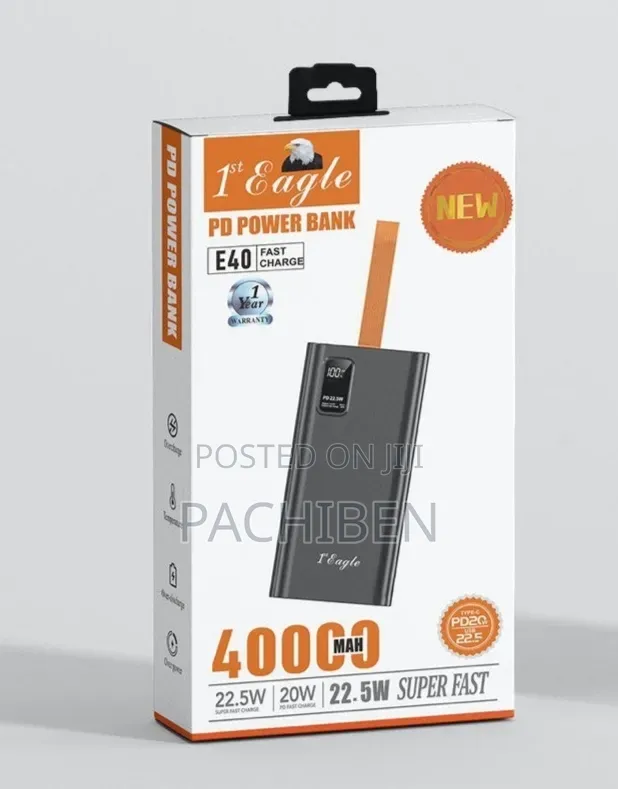 40,000mAH SuperFast POWER BANK