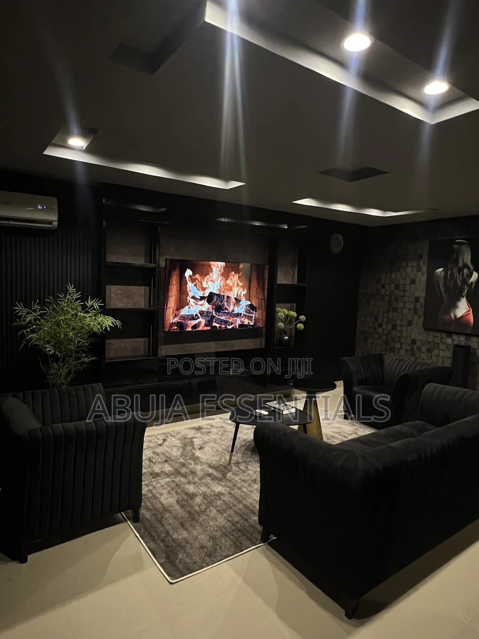 Black Themed 2 Bedroom Apartment Maitama