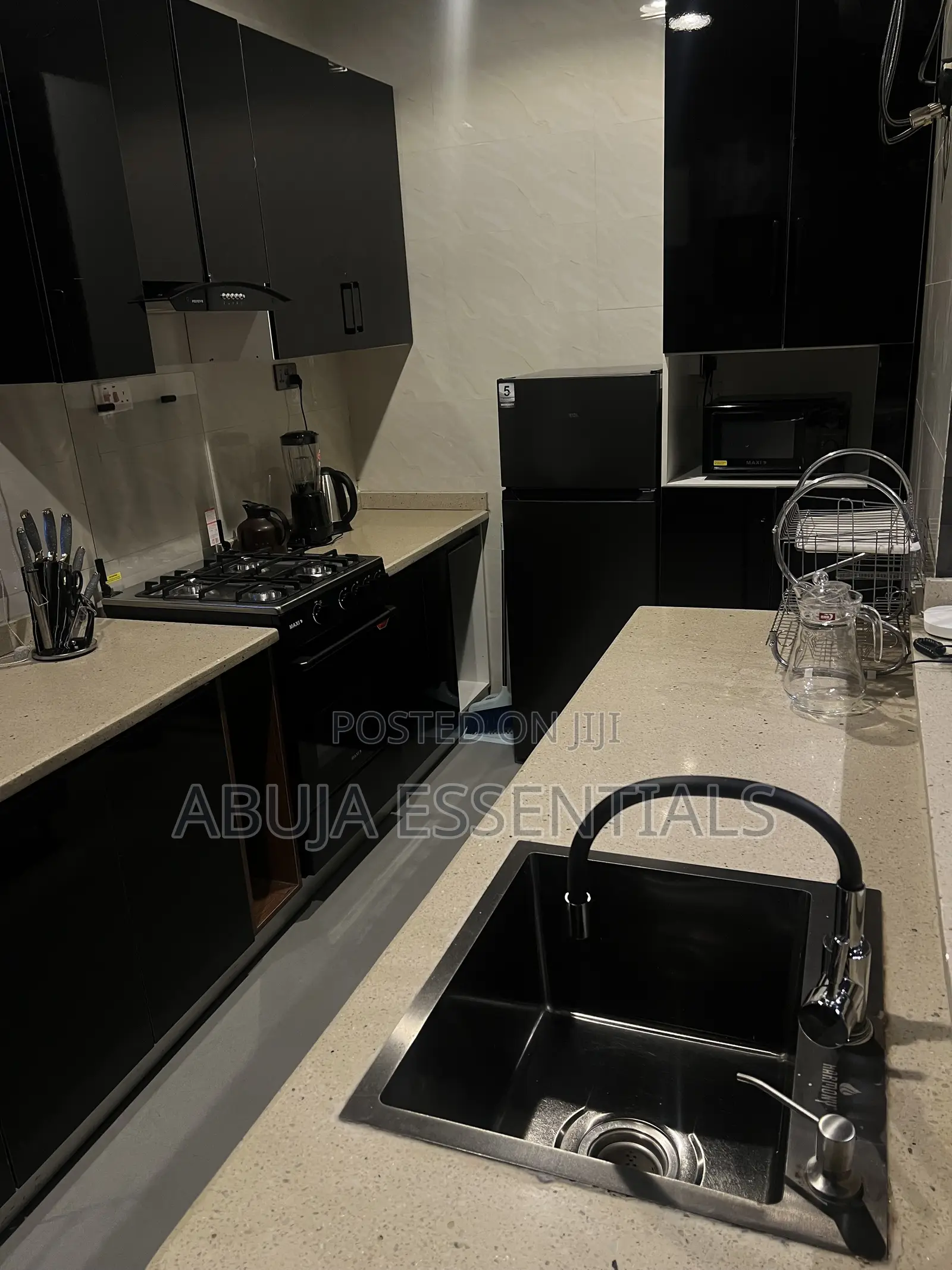 Black Themed 2 Bedroom Apartment Maitama