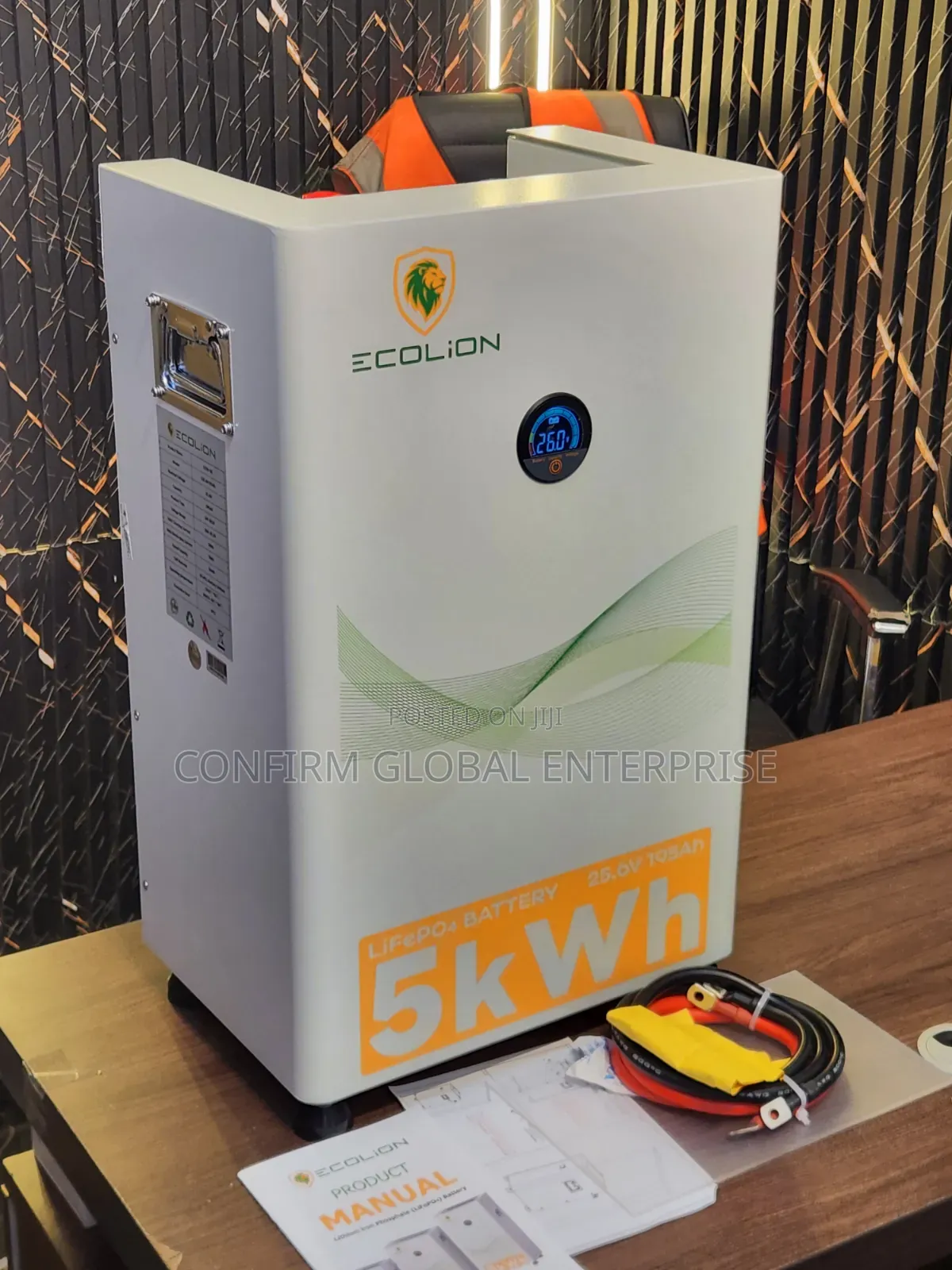 Ecolion 5KWh Solar Inverter Lithium Battery 24V