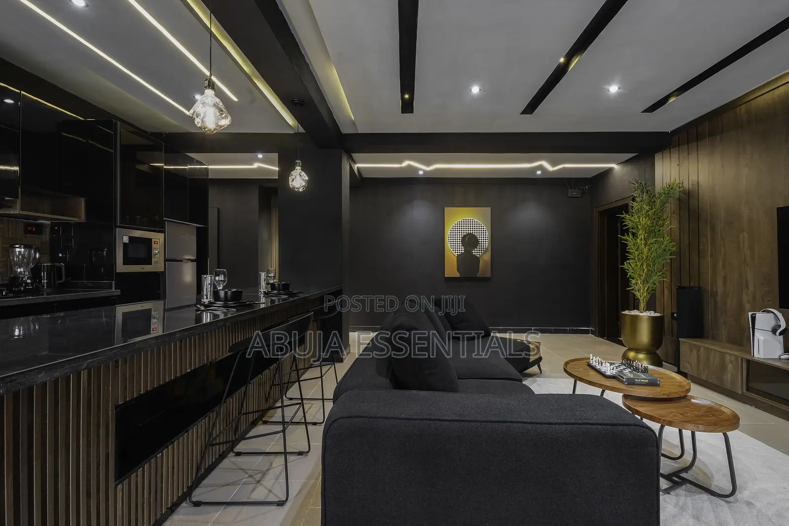 Black Themed 2 Bedroom Aparment Ikoyi Lagos