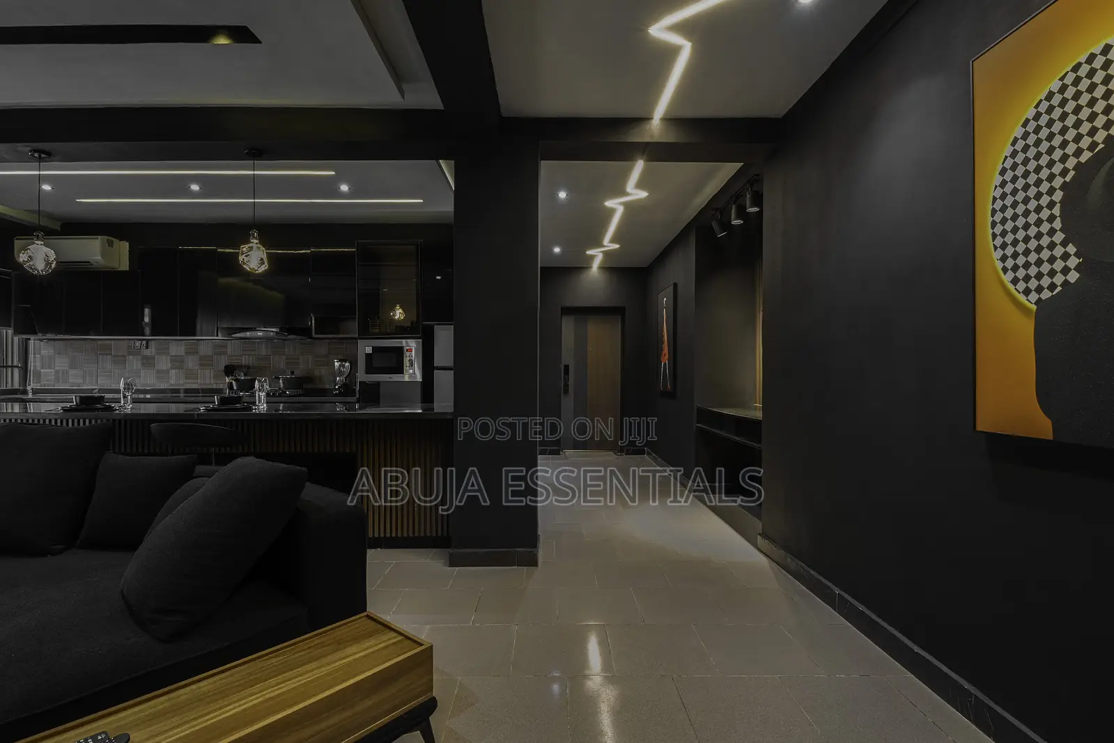 Black Themed 2 Bedroom Aparment Ikoyi Lagos