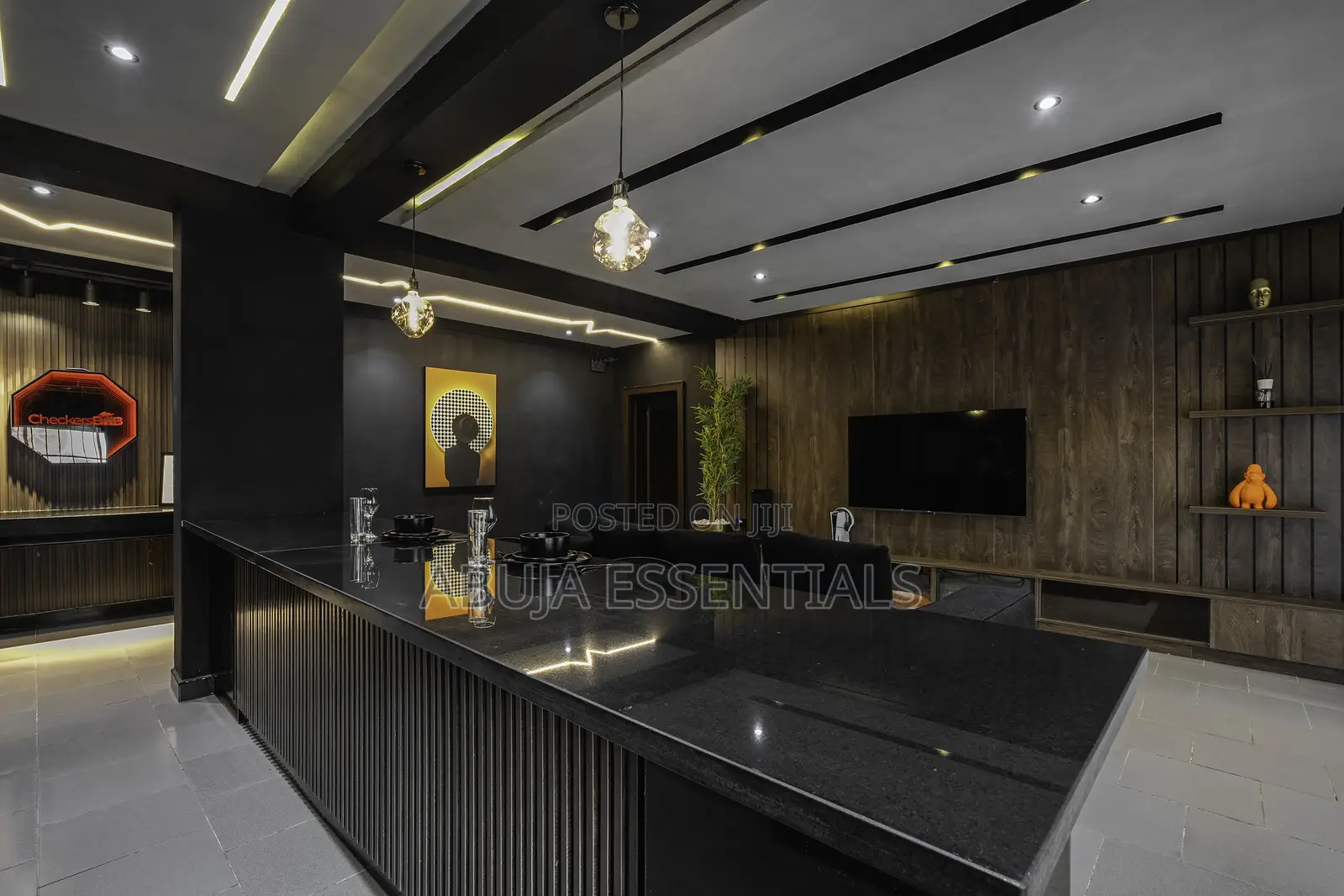 Black Themed 2 Bedroom Aparment Ikoyi Lagos
