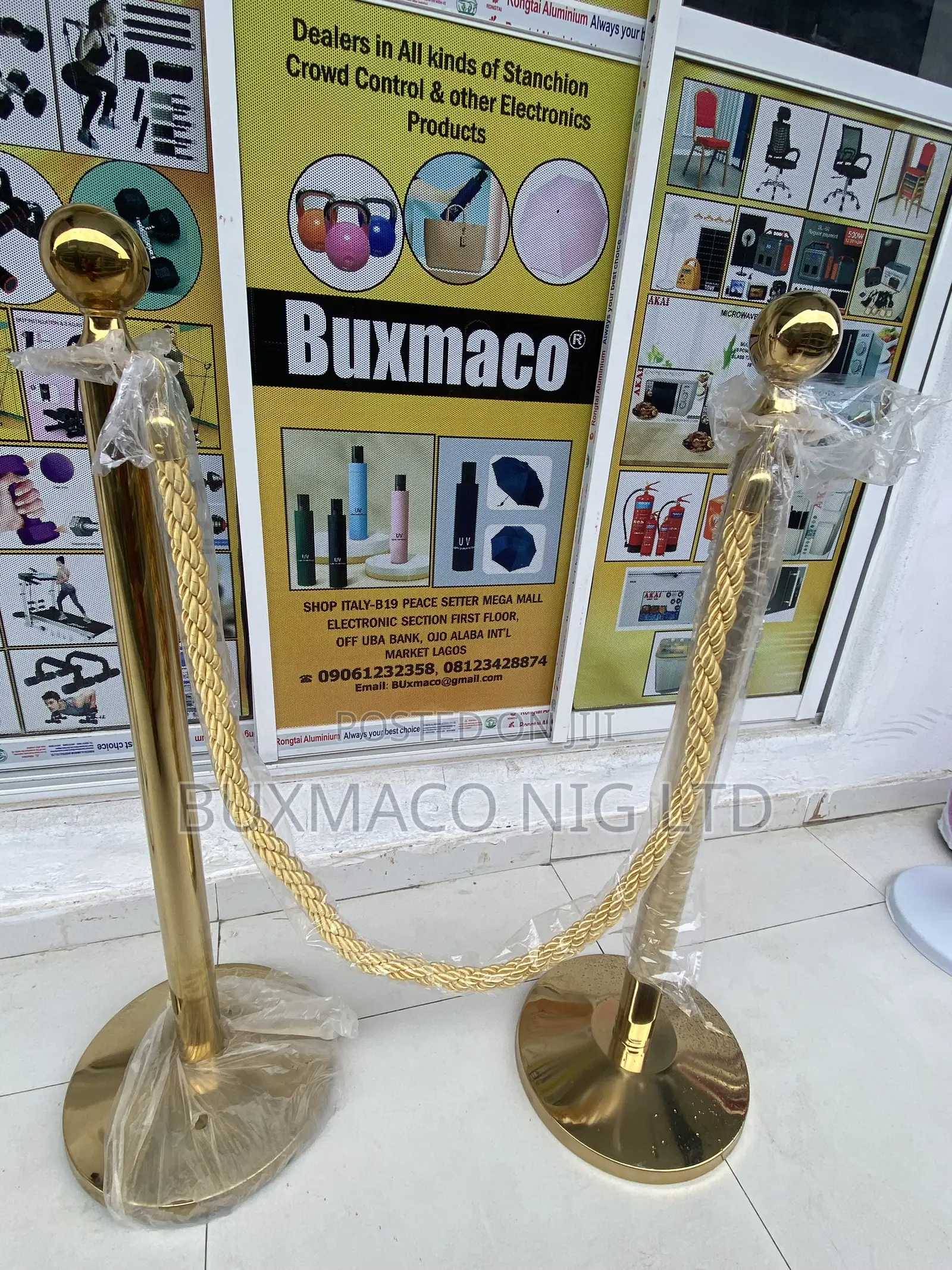 Stanchion Barriers Crowd Control Stand With Twisted Rope