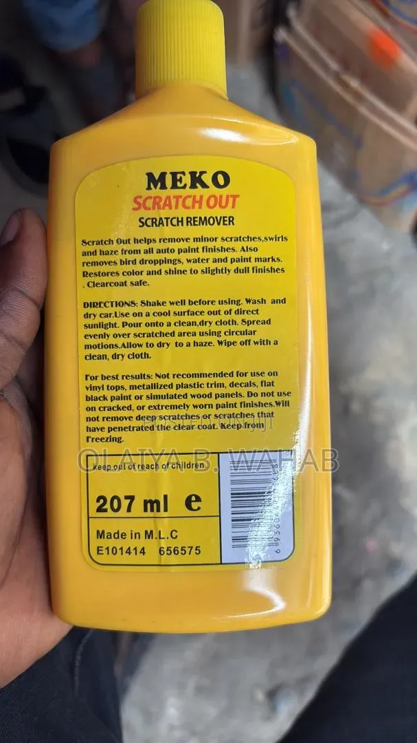 MEKO High Performance Scratch Out Car Wax Paint Restorer 207ml