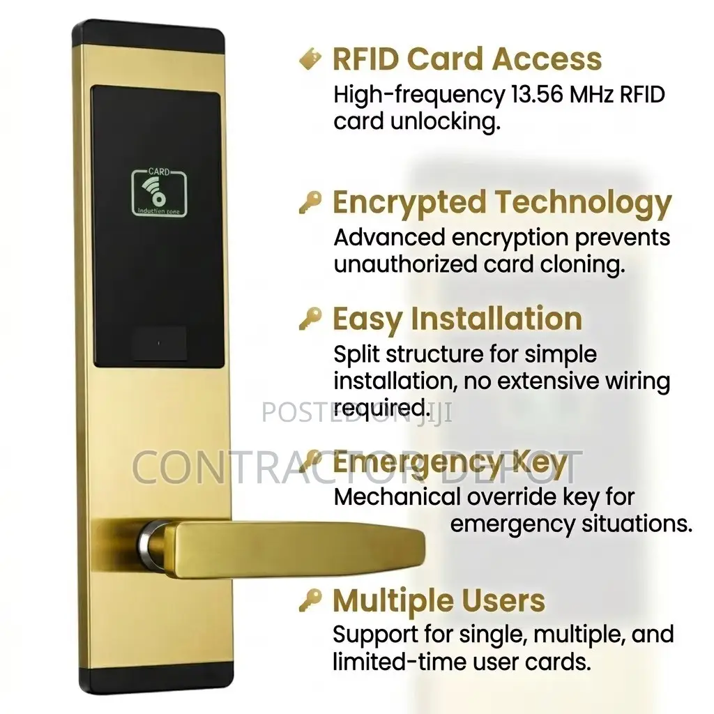 Intelligence RFID Key Card Hotel Smart Door Lock Software System 2026