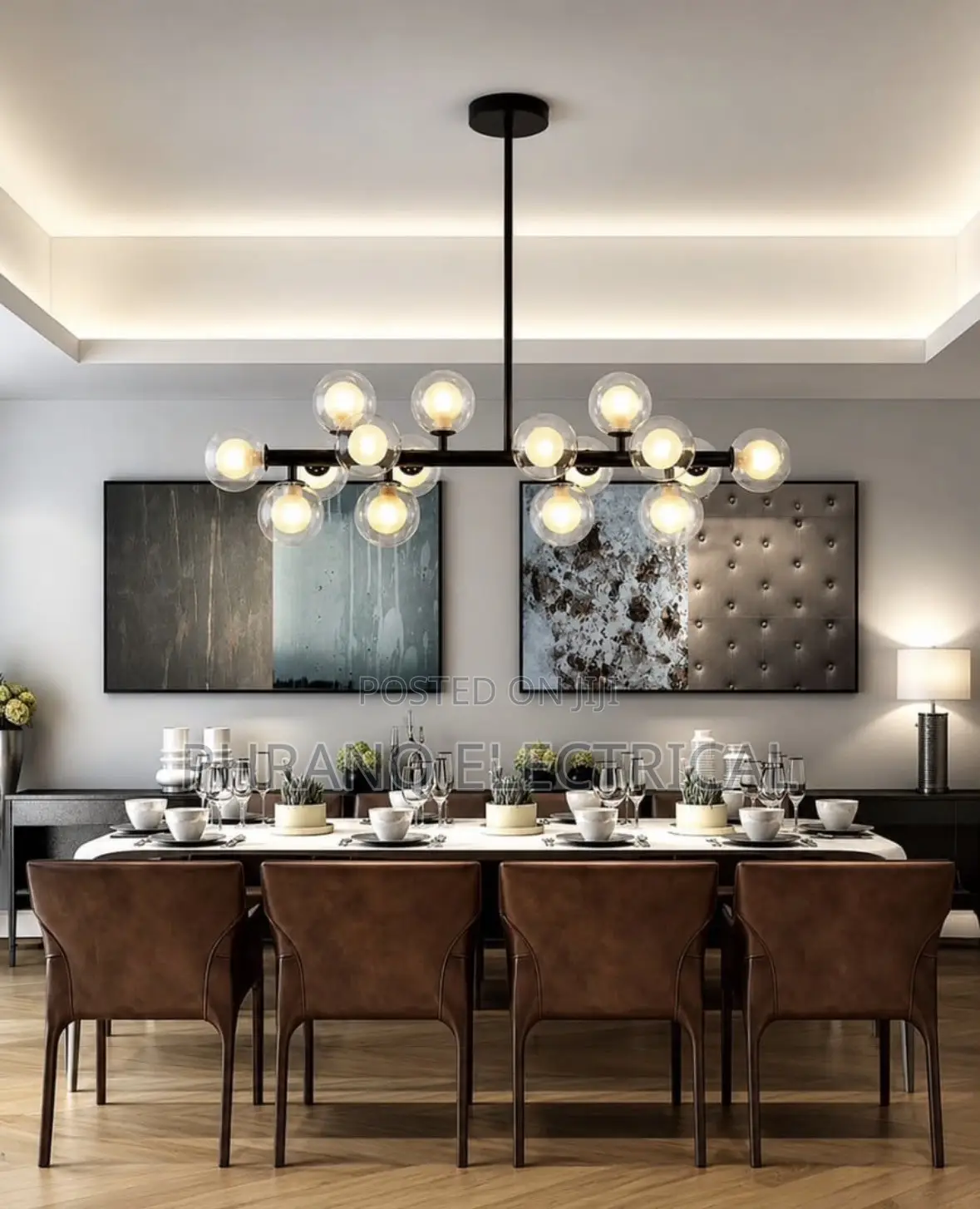 Nordic Minimalism Sphere Ceiling Chandelier