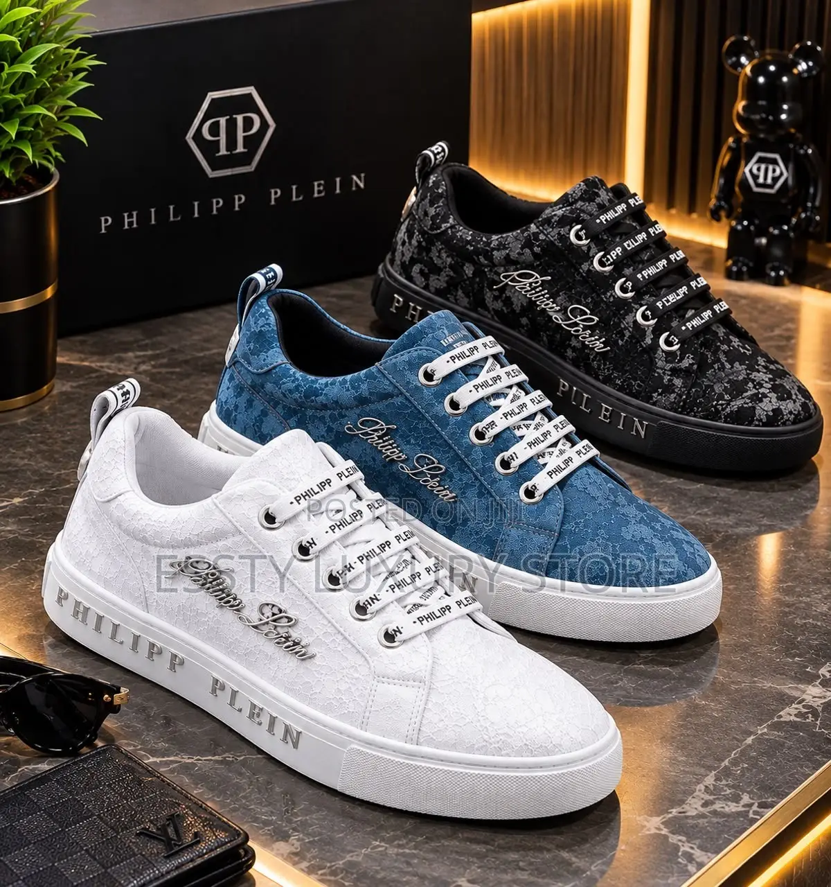 Original Philipp Plein Men Luxury Sneakers