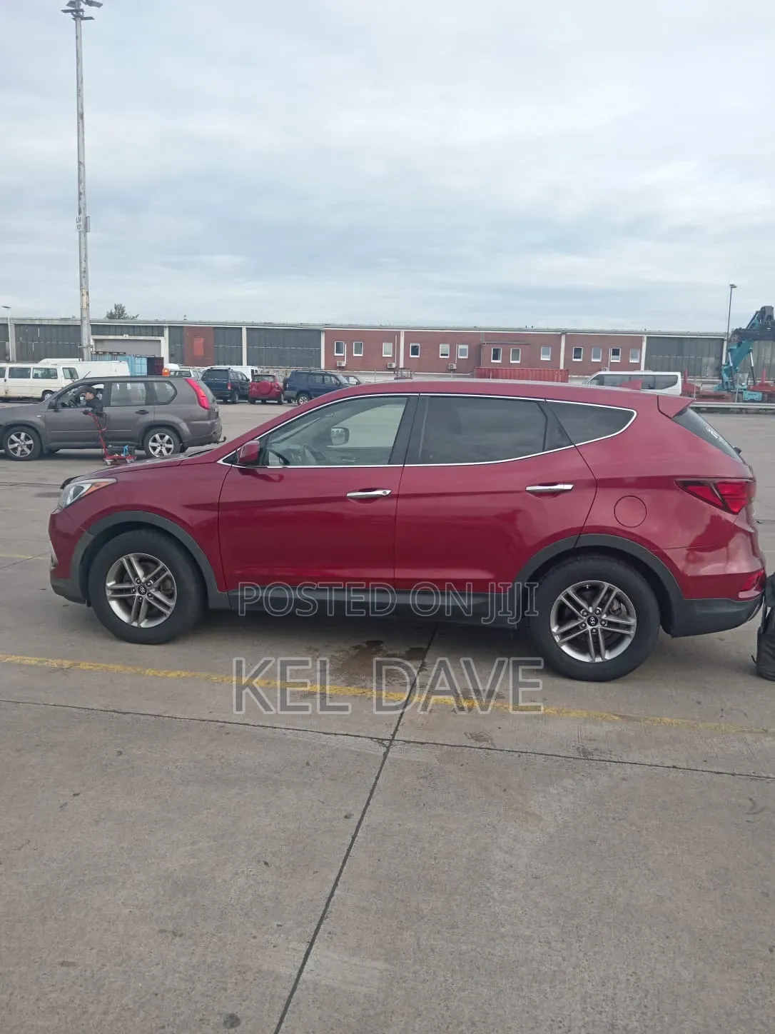 Hyundai Santa Fe 2017 Red