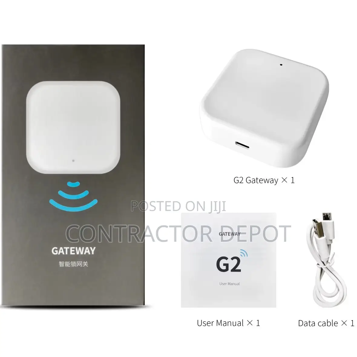 TTlock Internet Wifi G2 Gateway USB Charging Remote Control