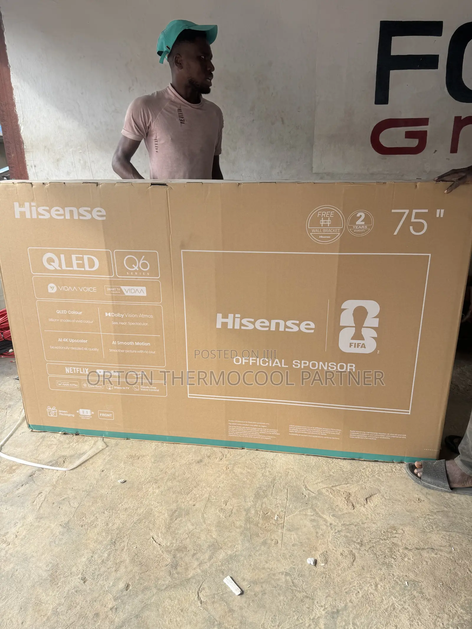 Hisense 75 Inches Qled Smart TV