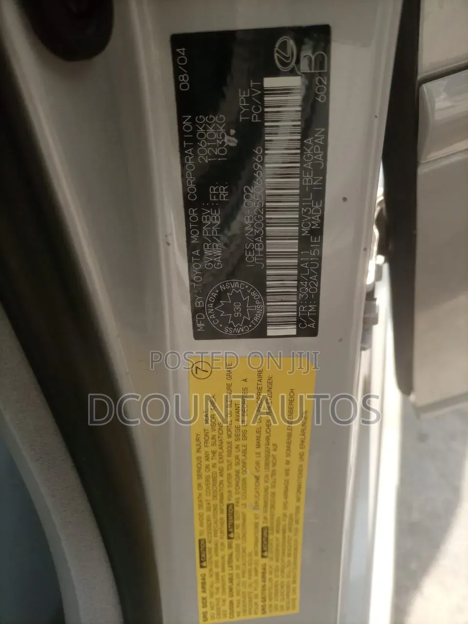 Lexus ES 330 2005 Silver
