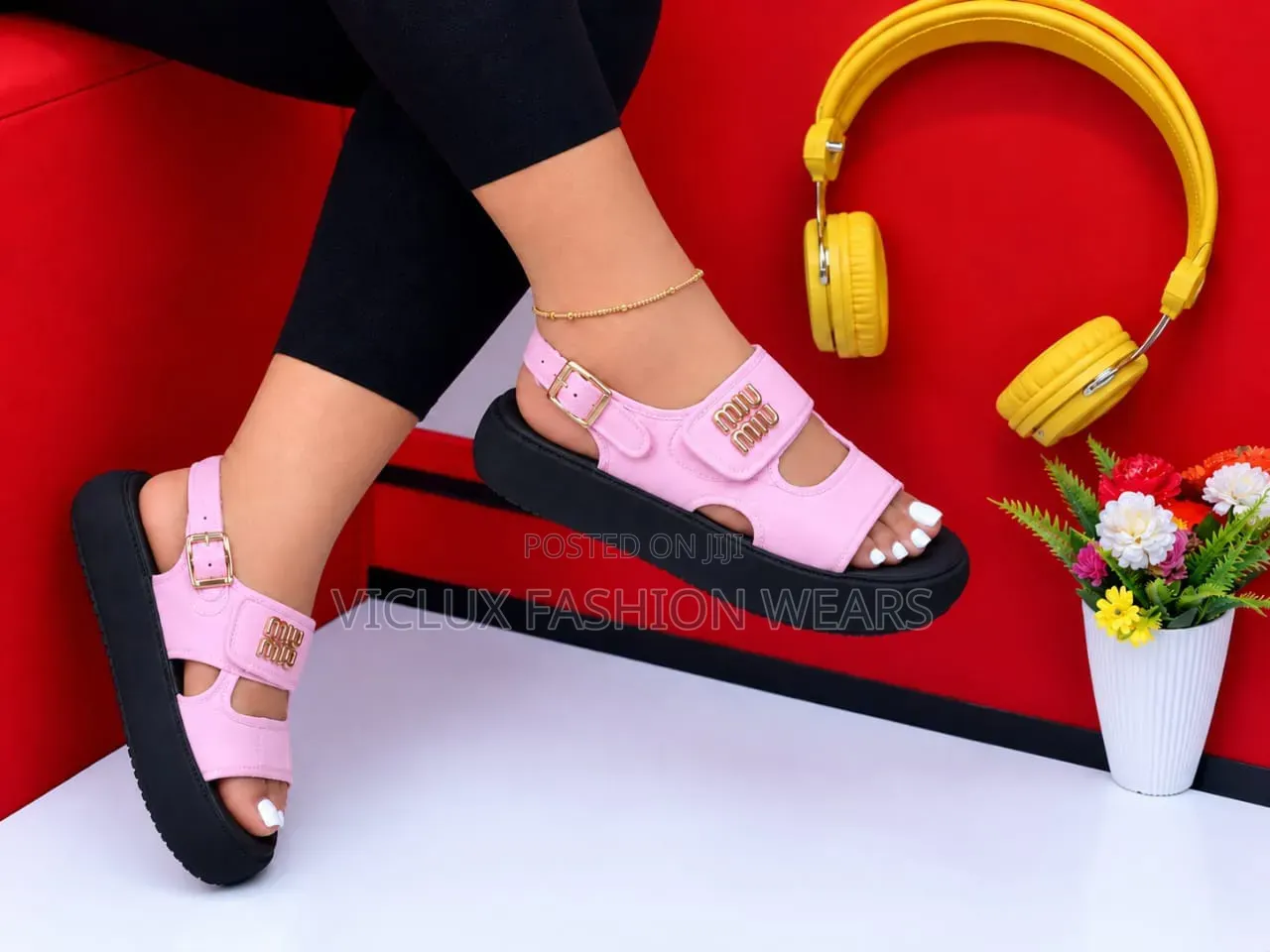 Miu Miu High Quality Ladies Sandal