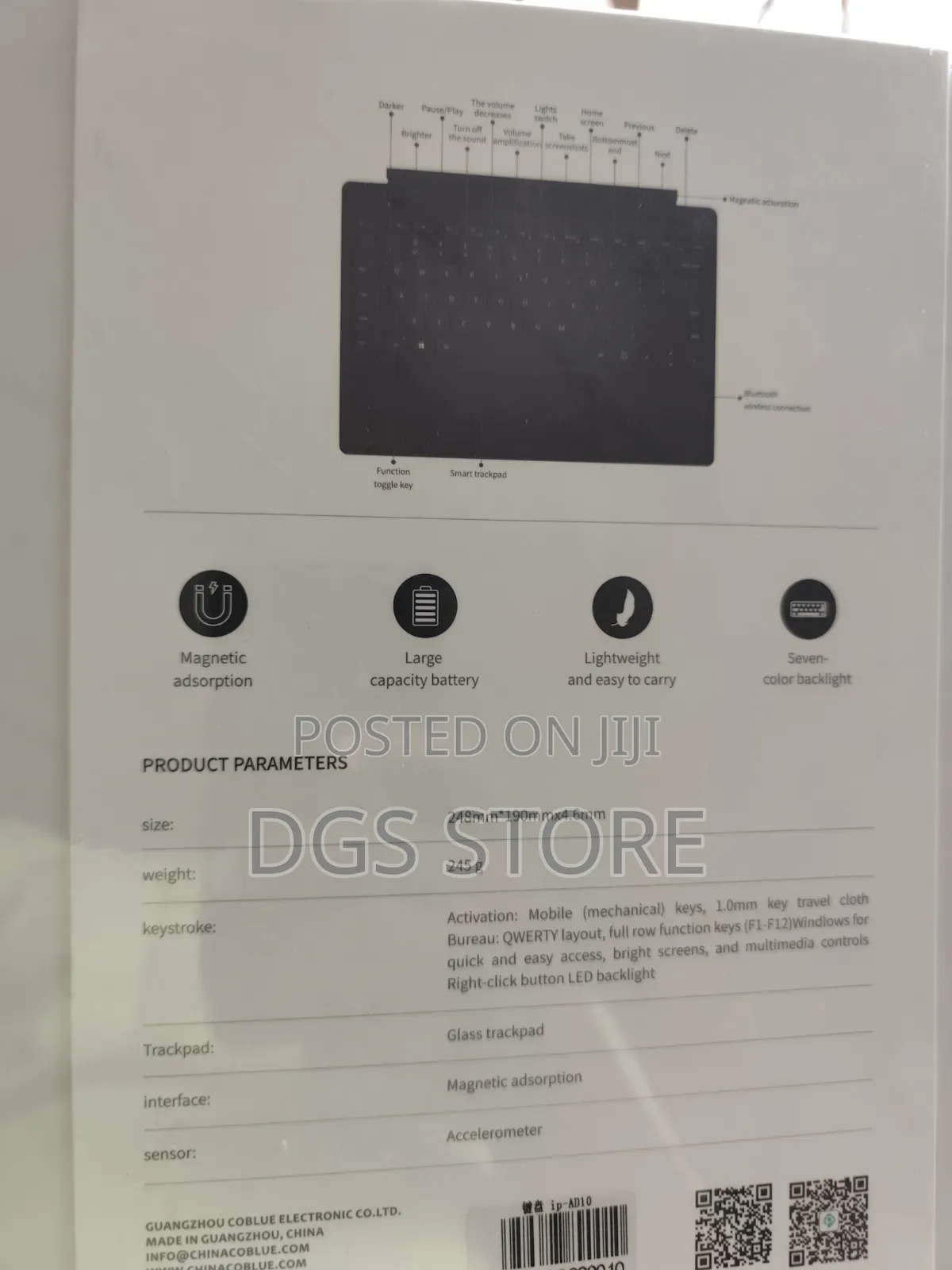 Piblue Touch Pad Keyboard for Microsoft Surface Pro 9,10