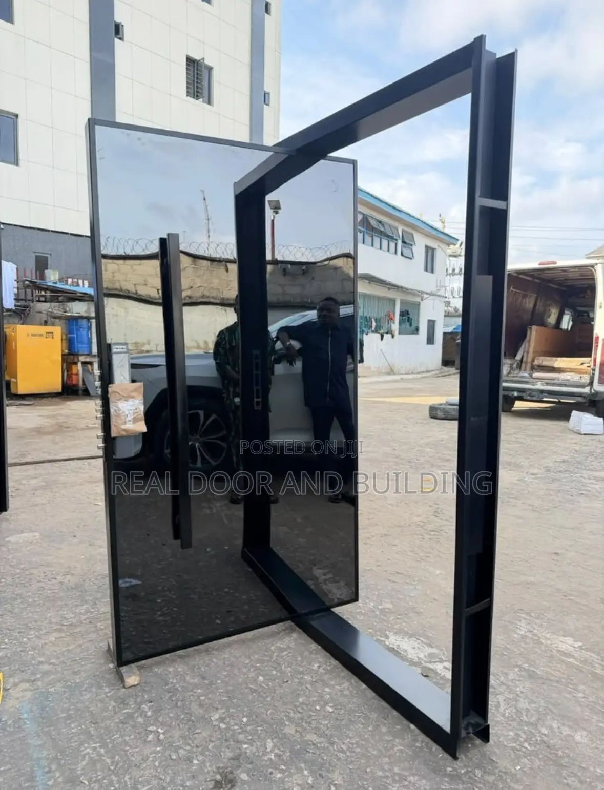 HIGH Quality 4ft X 7ft Luxury Security Pivot Entrance Door (564la)