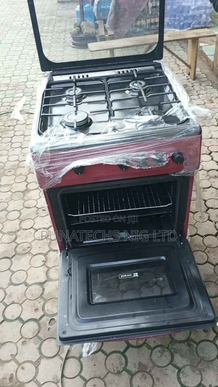 Scanfrost 60x65 3 Gas Cooker With Oven Griller England Used