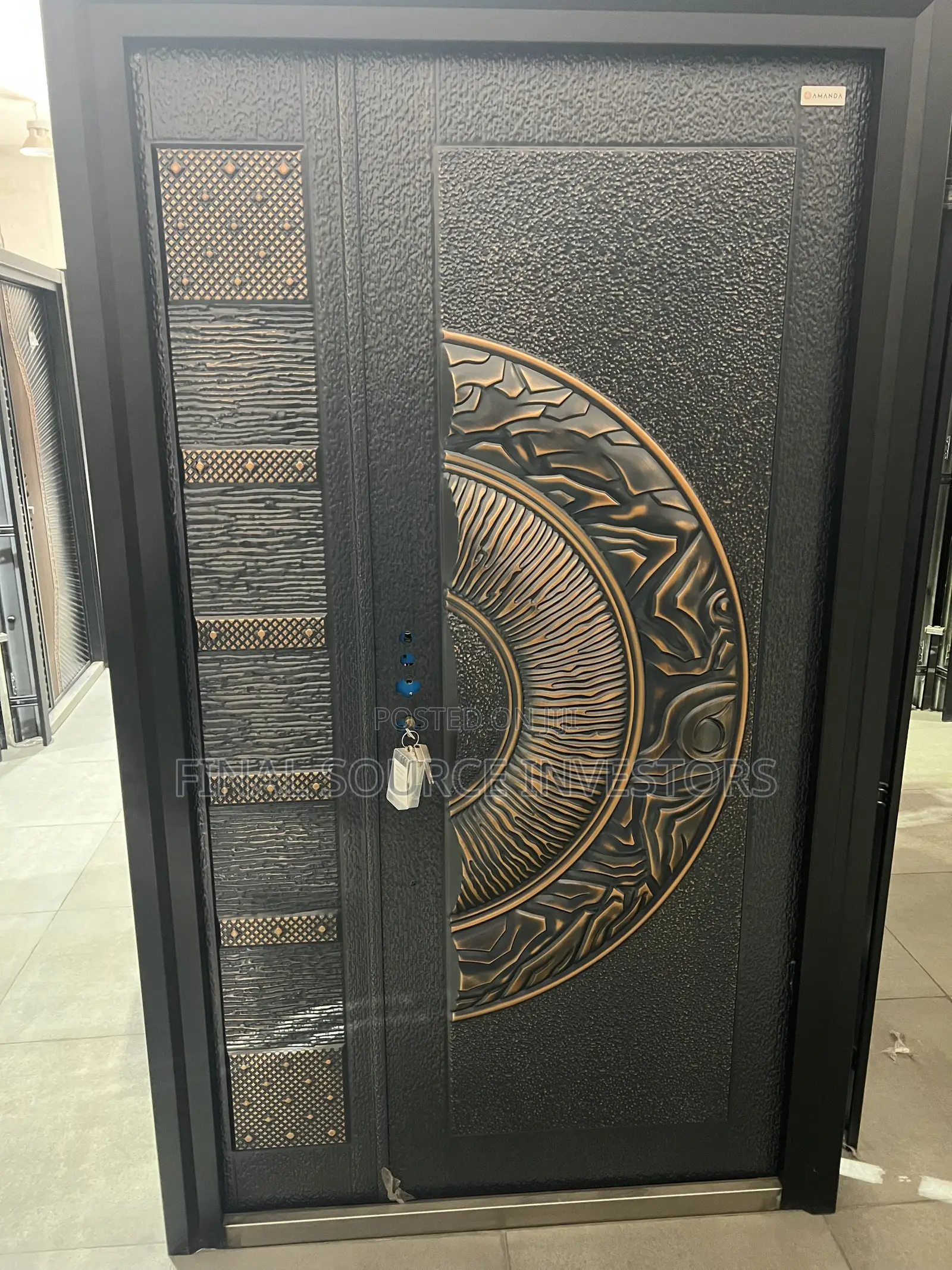 Half Moon Design Tank Door
