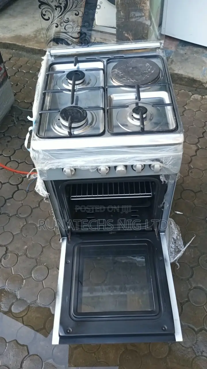 Nexus 50x50 Standing Gas Cooker 3 Burner 1 Electric 1 Oven 1 Griller