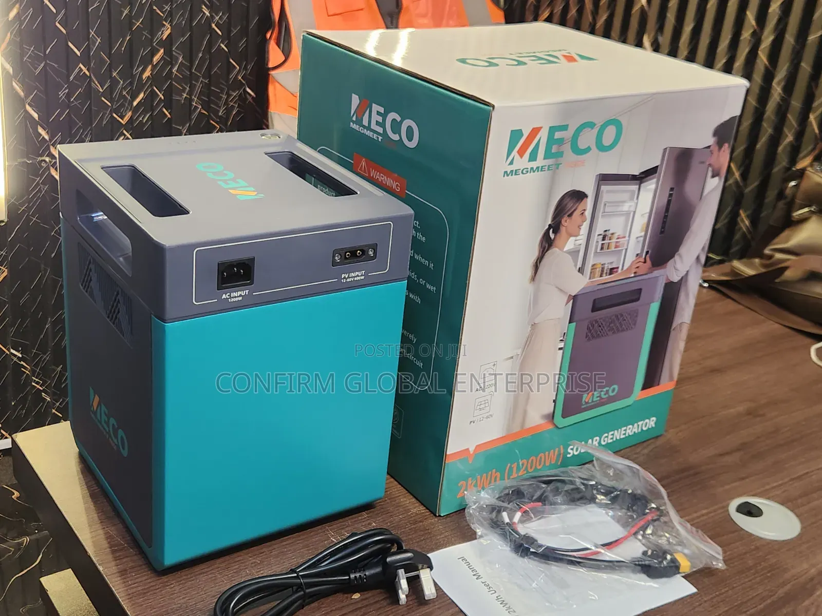 1200w Meco All-in-One Solar Generator With 2Kwh Lithium Battery