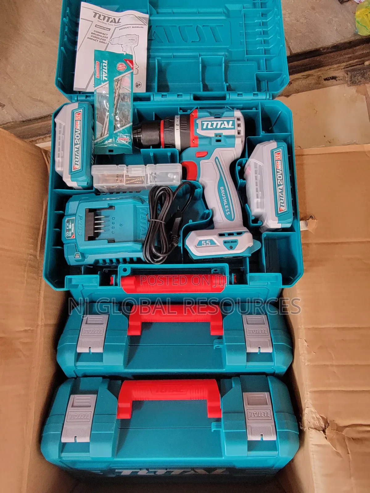 20v Impact Cordless Drill Total