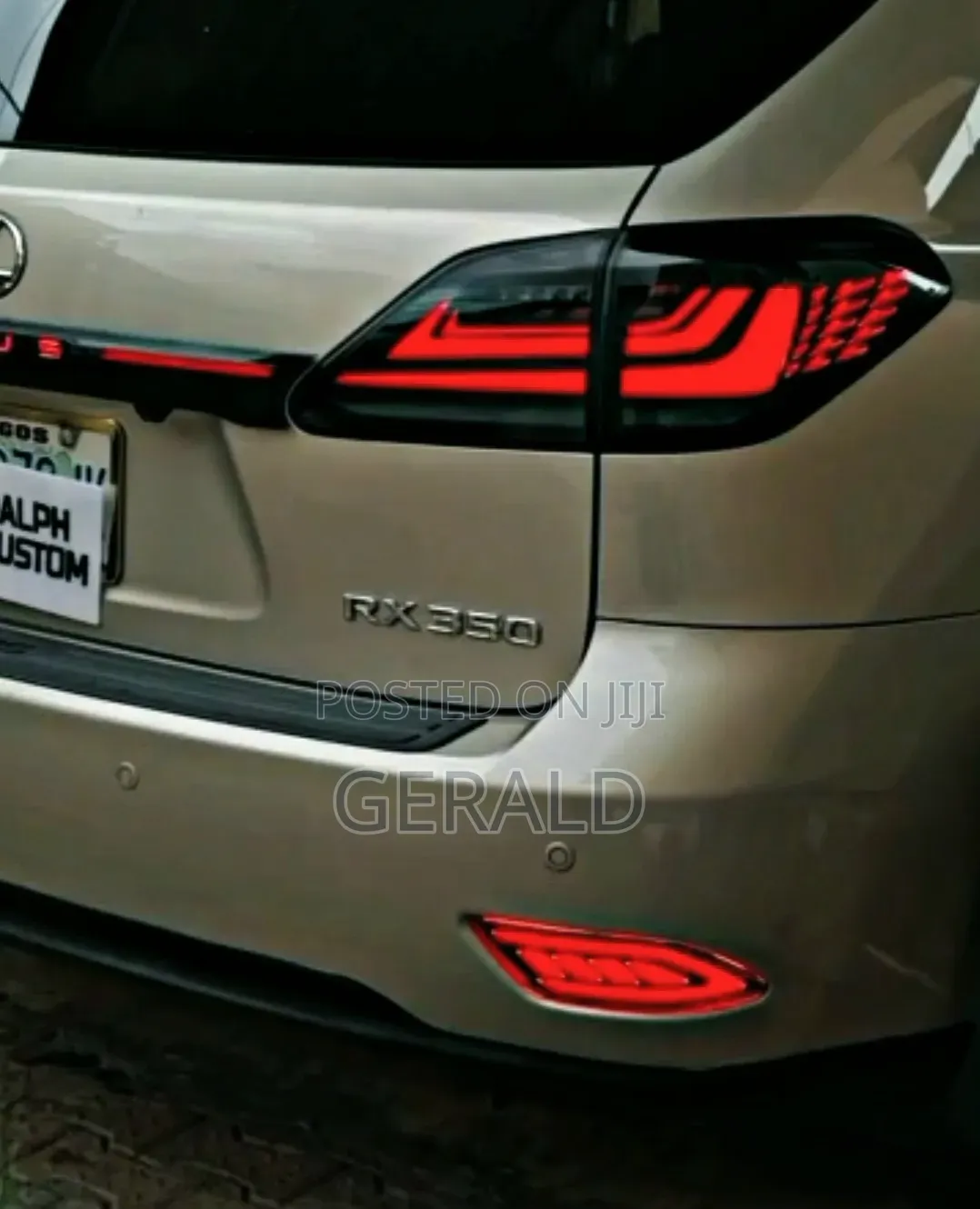 Rear Light Rx350 2010/2011/2012/2013/2015 Upgrade