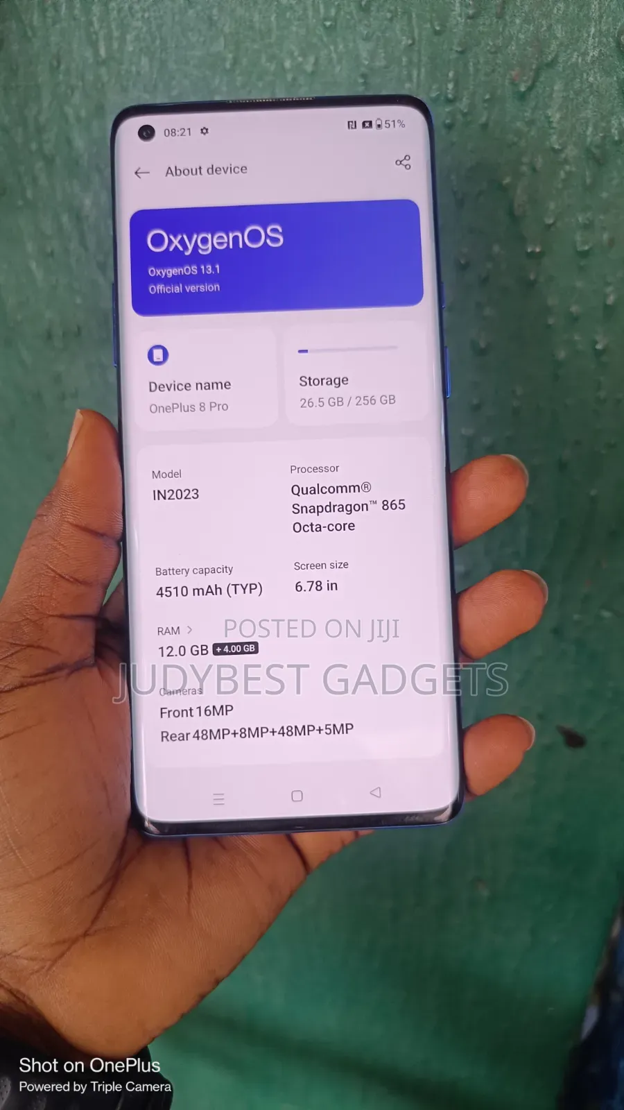 OnePlus 8 Pro 256 GB Blue