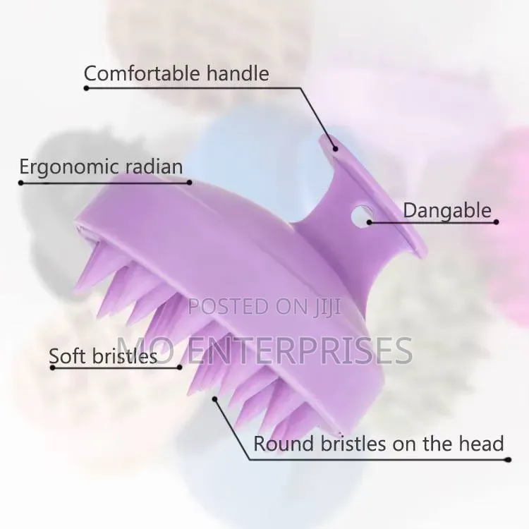Silicone Scalp Cleaning and Anti-Itch Head Scratcher .