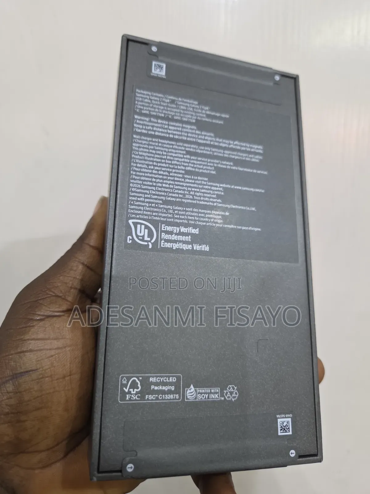New Samsung Galaxy Z Flip8 256 GB Black