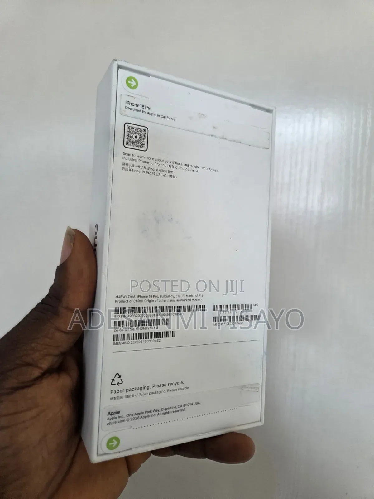 New Apple iPhone 18 Pro Max 512 GB