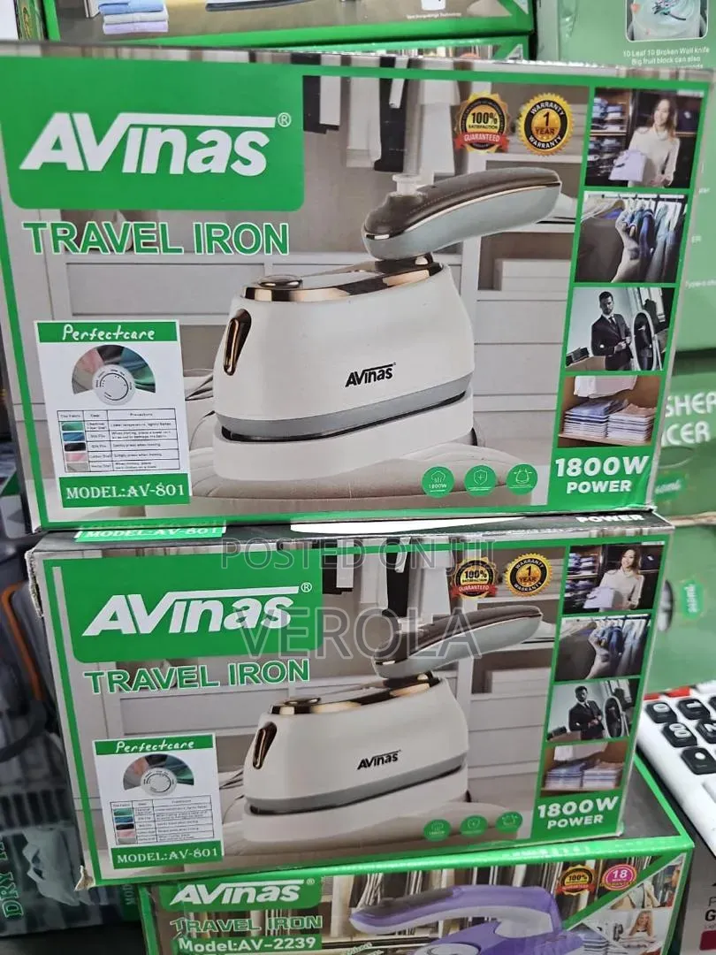 AVINAS Portable Travel Iron (Model: AV-801)