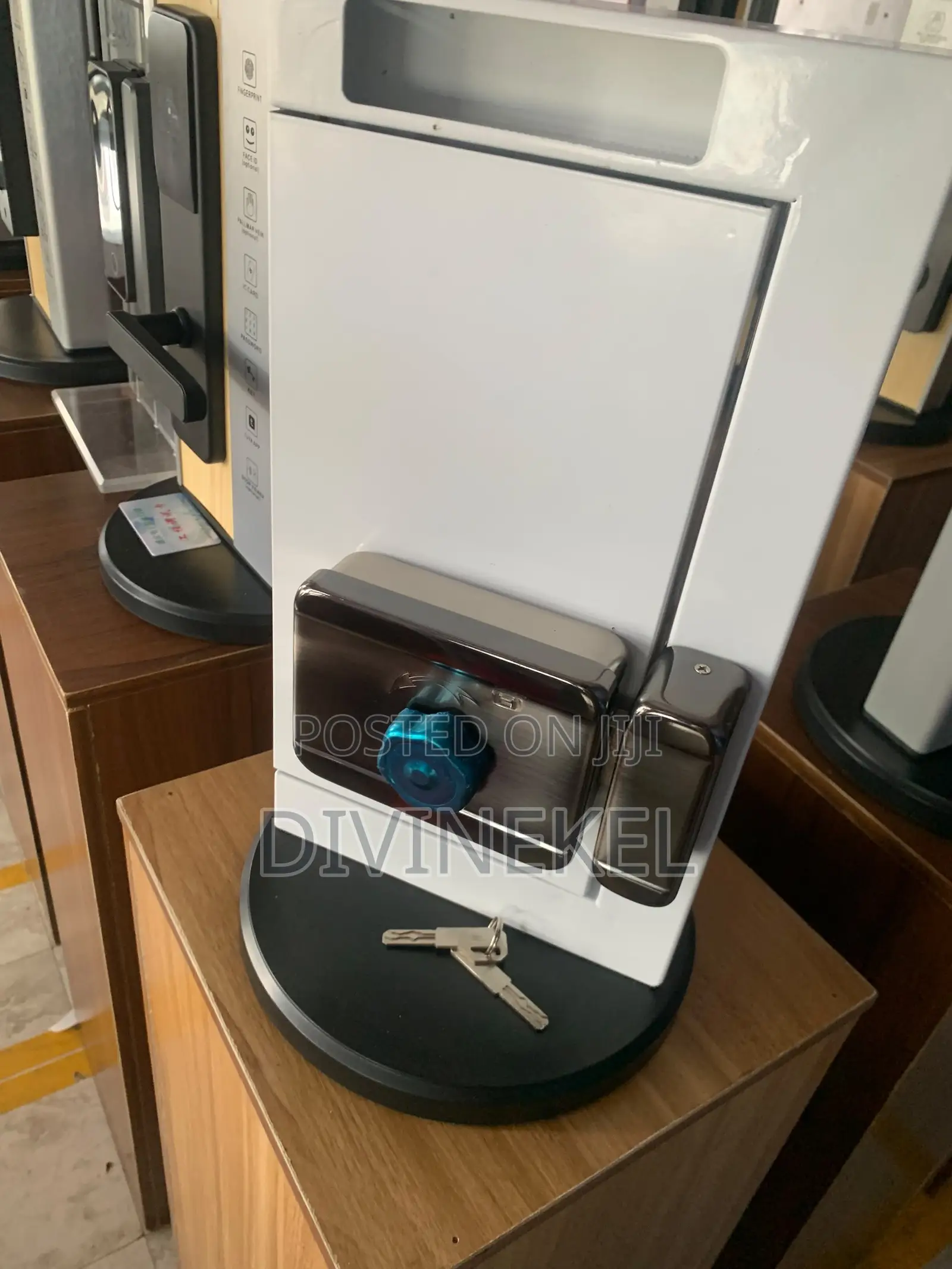 Steel Black Plastic Smart Lock