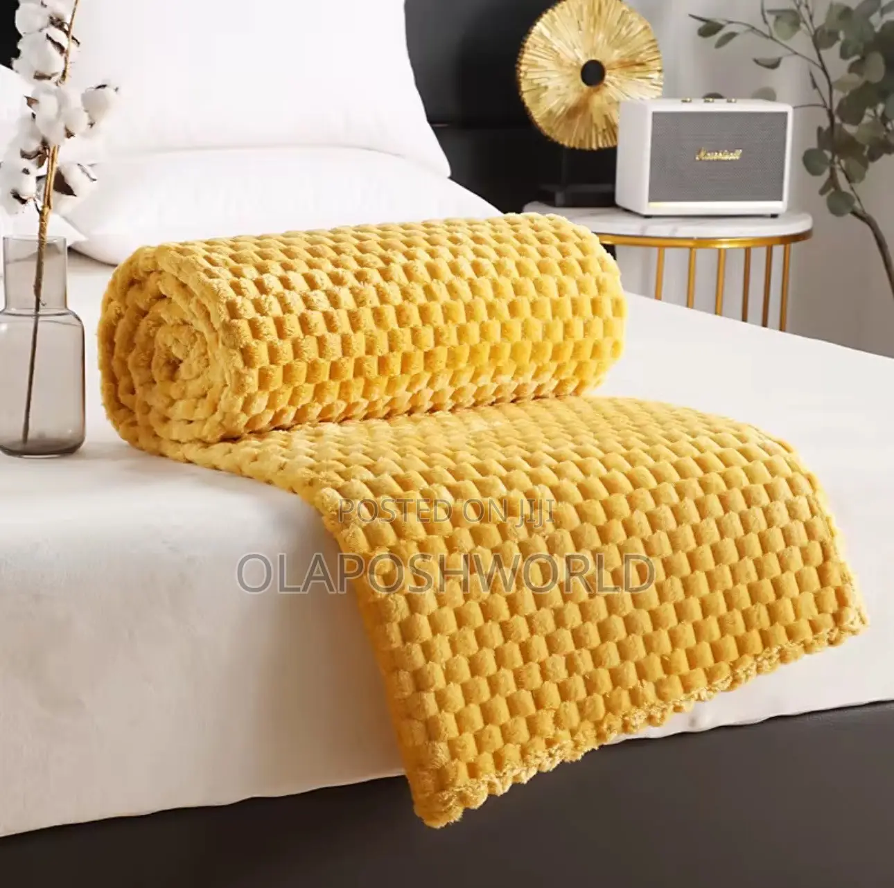 Mustard Yellow Blanket