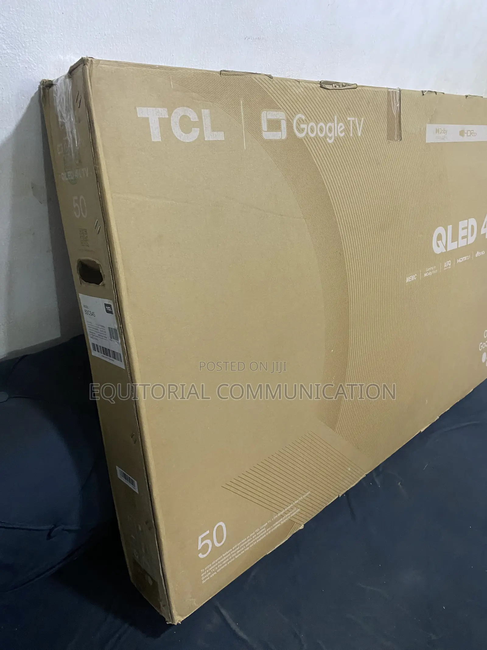 TCL 50 Inch 50c645 Qled Smart Television 100-240v