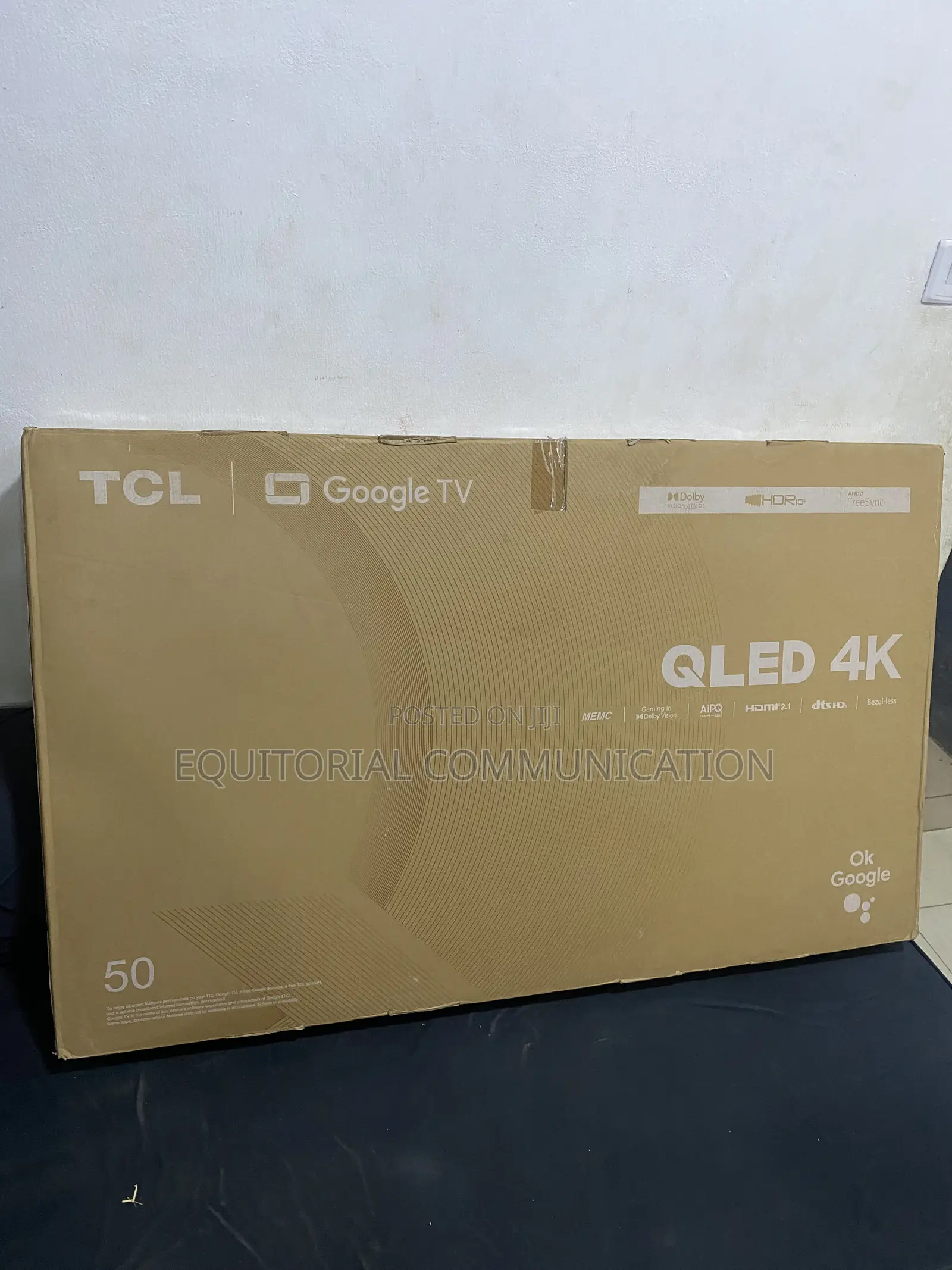 TCL 50 Inch 50c645 Qled Smart Television 100-240v