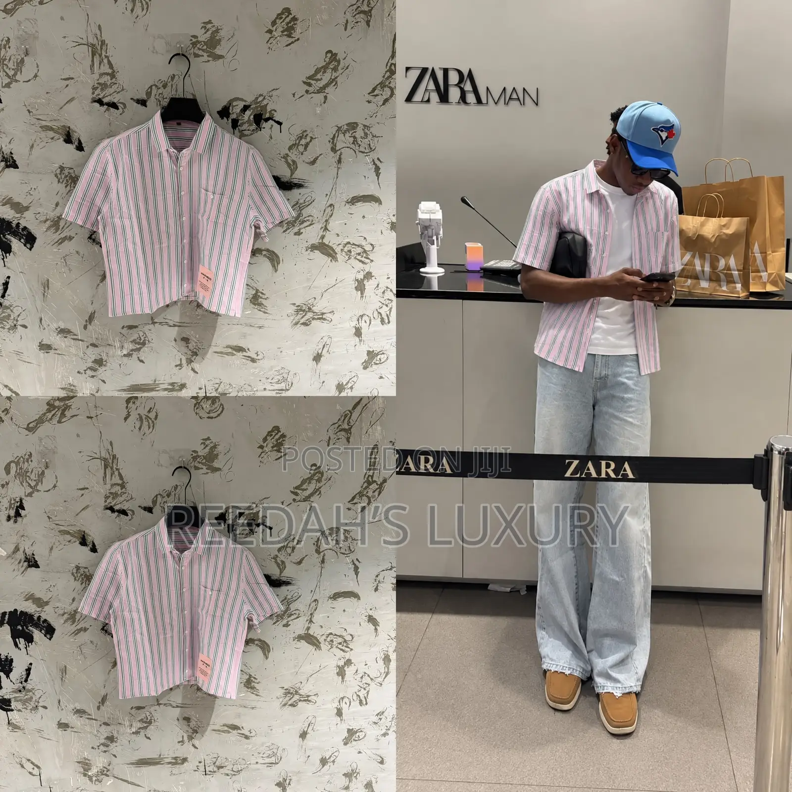 Men’s Pinstripes Over-Shirt