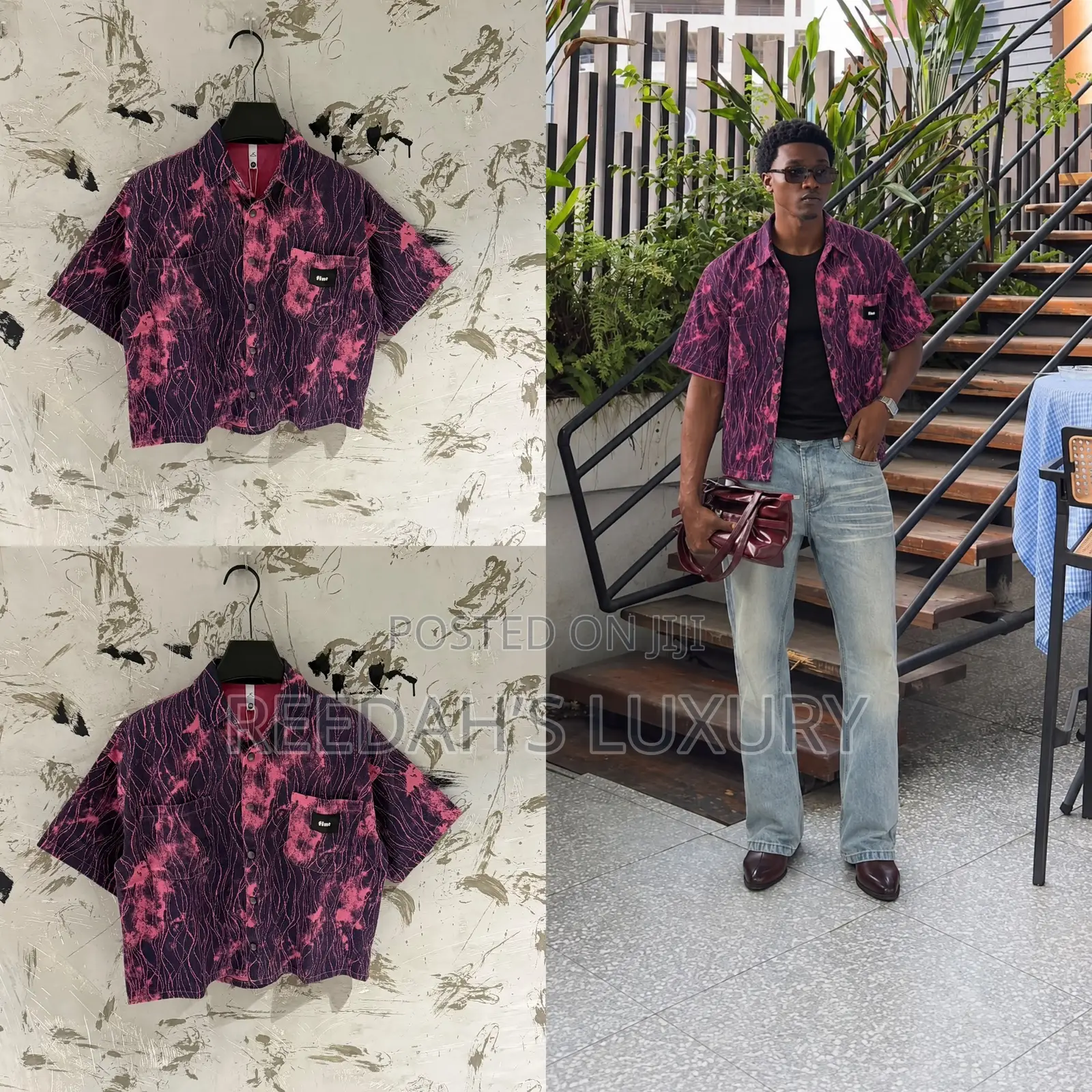 Men’s Pinstripes Over-Shirt