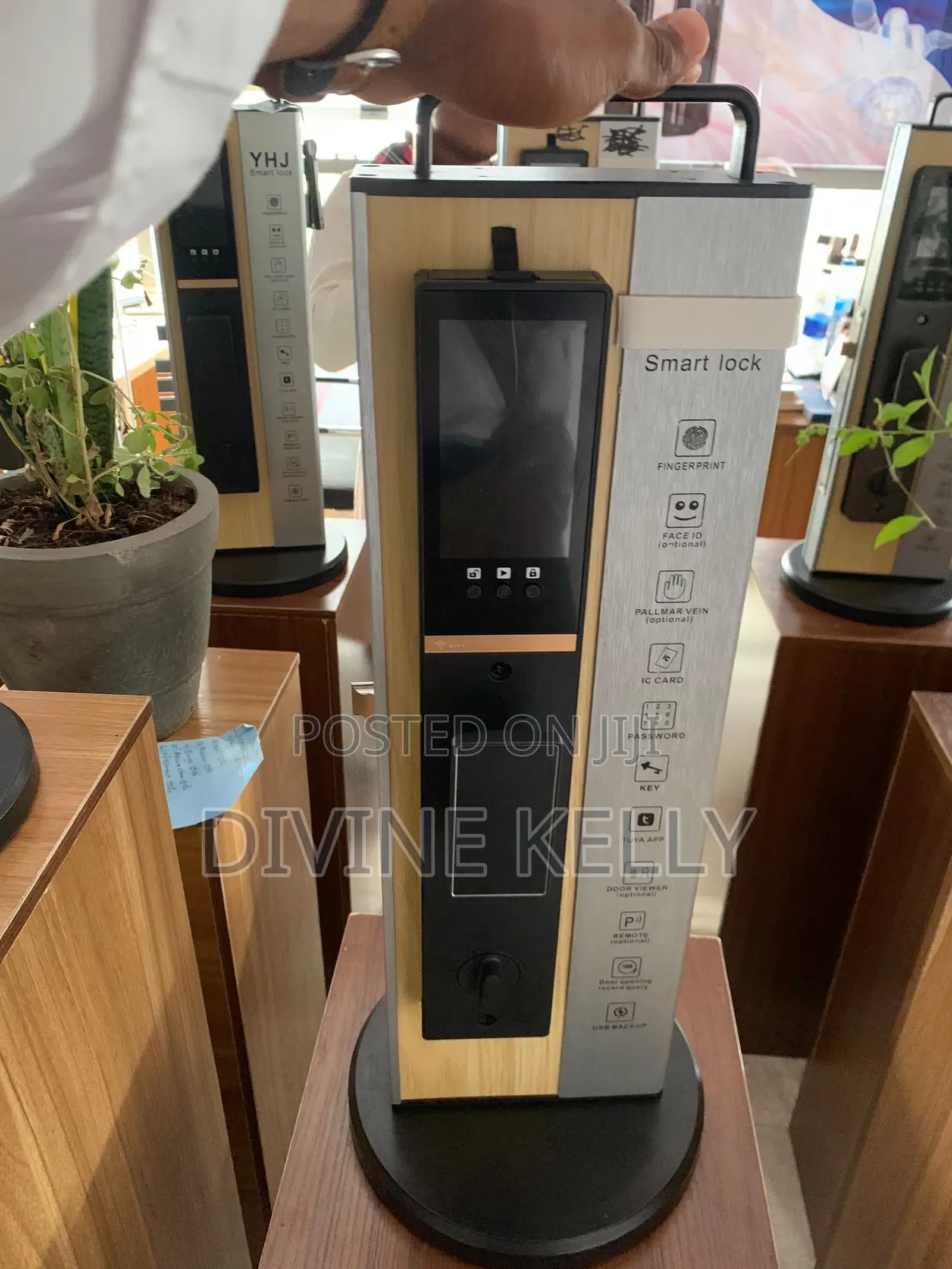 Smart Lock ELux Phone Bio Features Door Lock