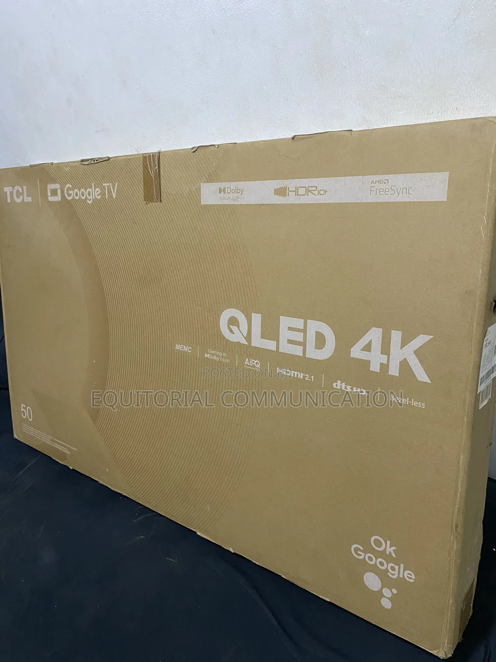 TCL 50 Inch 50c645 Ultra Hd Qled Smart TV 100-240v